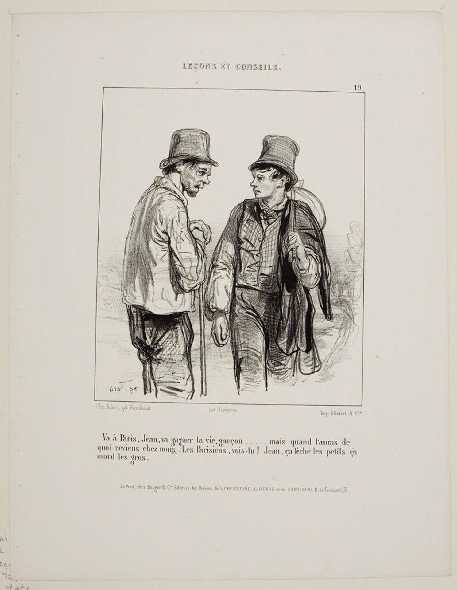 Go to Paris, John, go earn your living . . . by Paul Gavarni