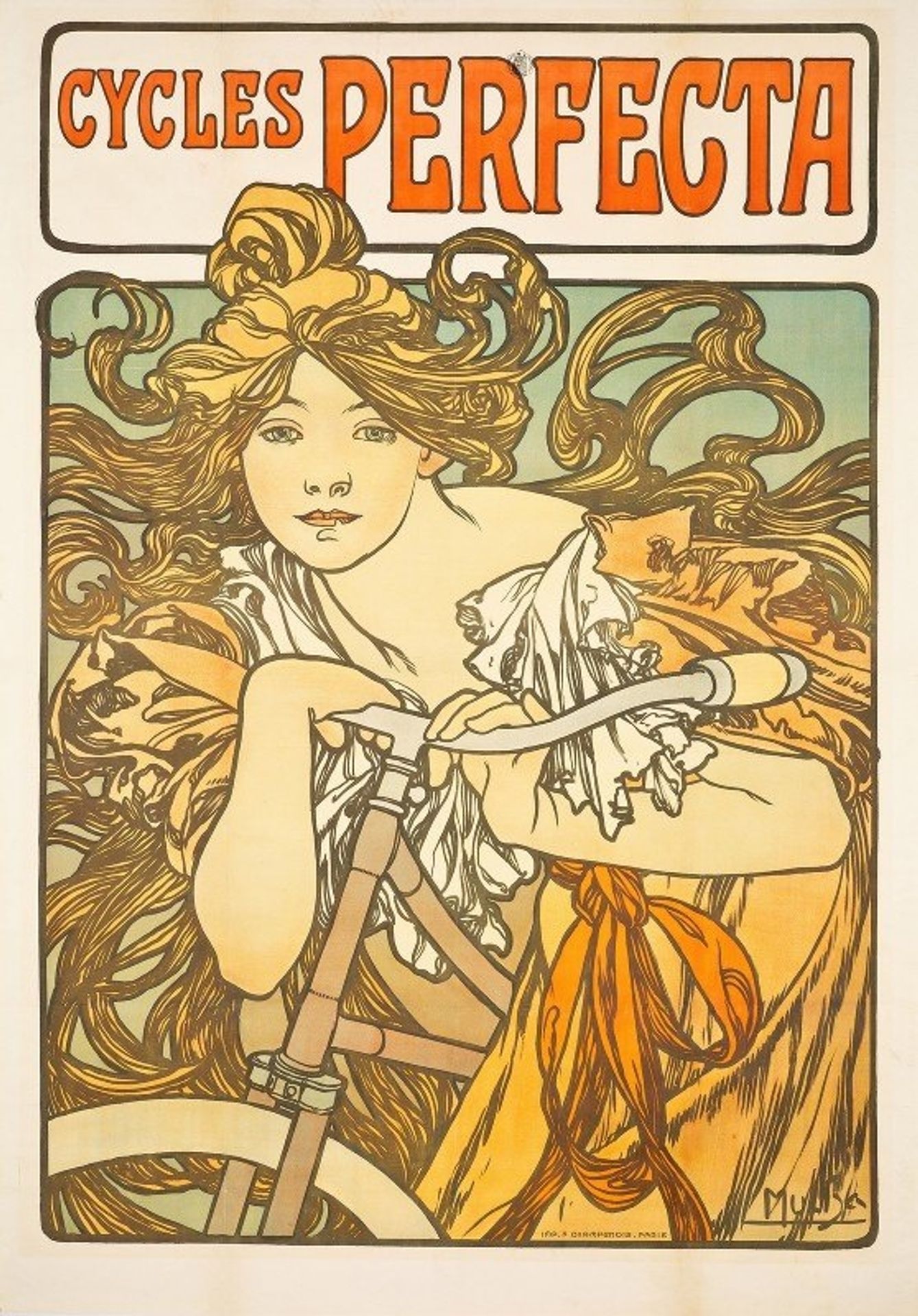 Cycles Perfecta by Alphonse Mucha