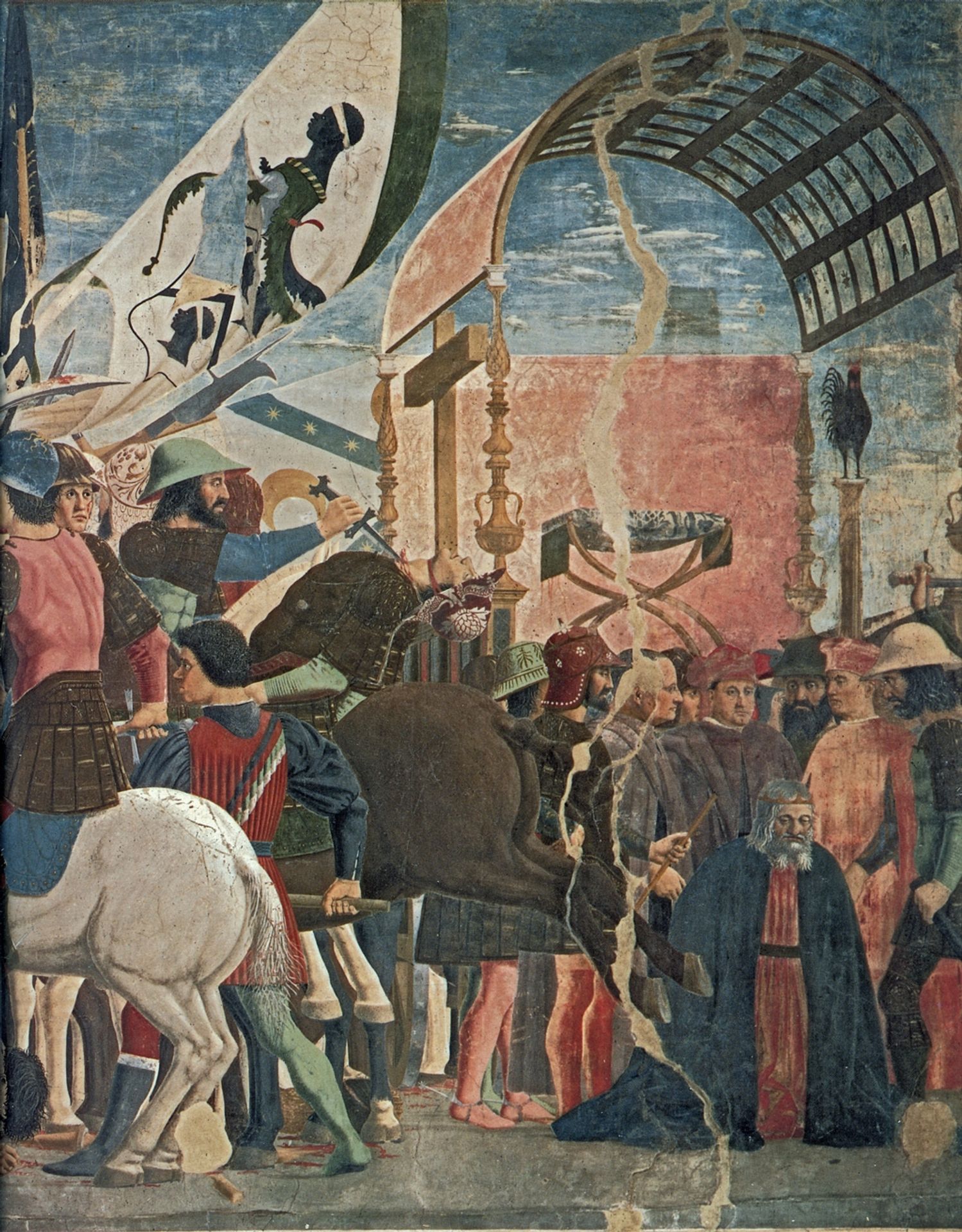 Battle between Heraclius and Chosroes (detail) by Piero della Francesca