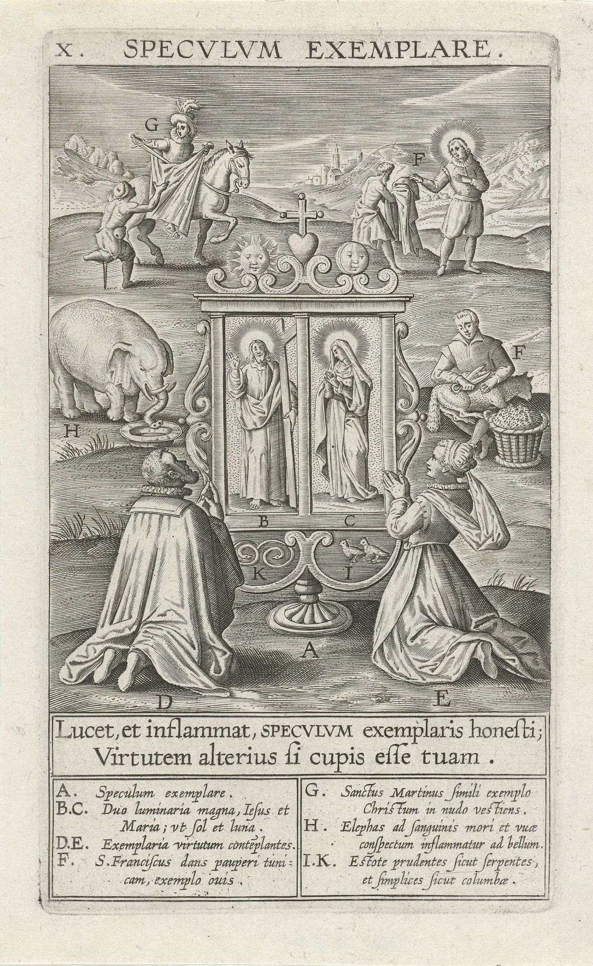 Spiegel van het voorbeeld by Theodoor Galle