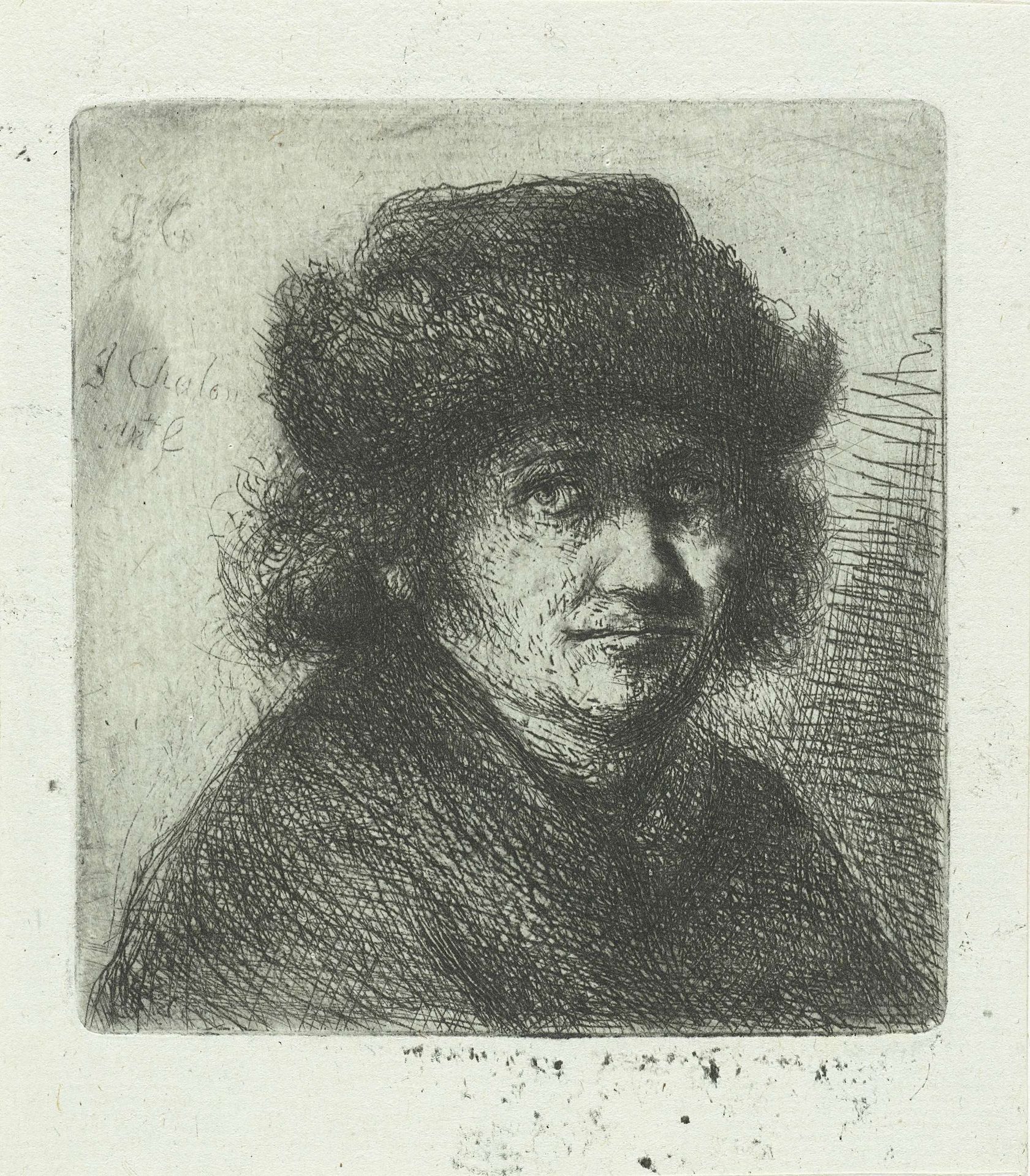 Volwassen man met hoed by Jan Chalon