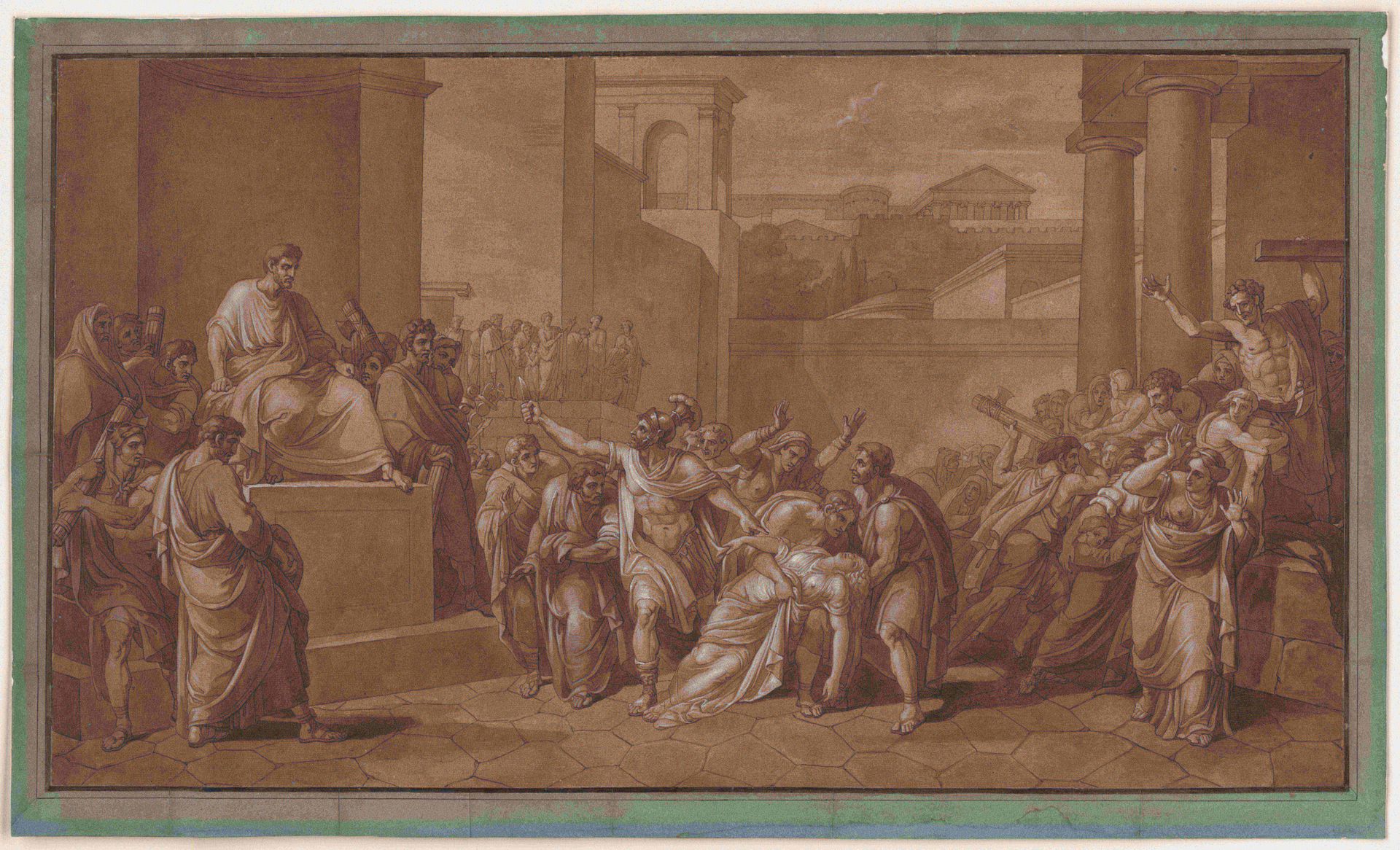 The death of Virginia by Vincenzo Camuccini