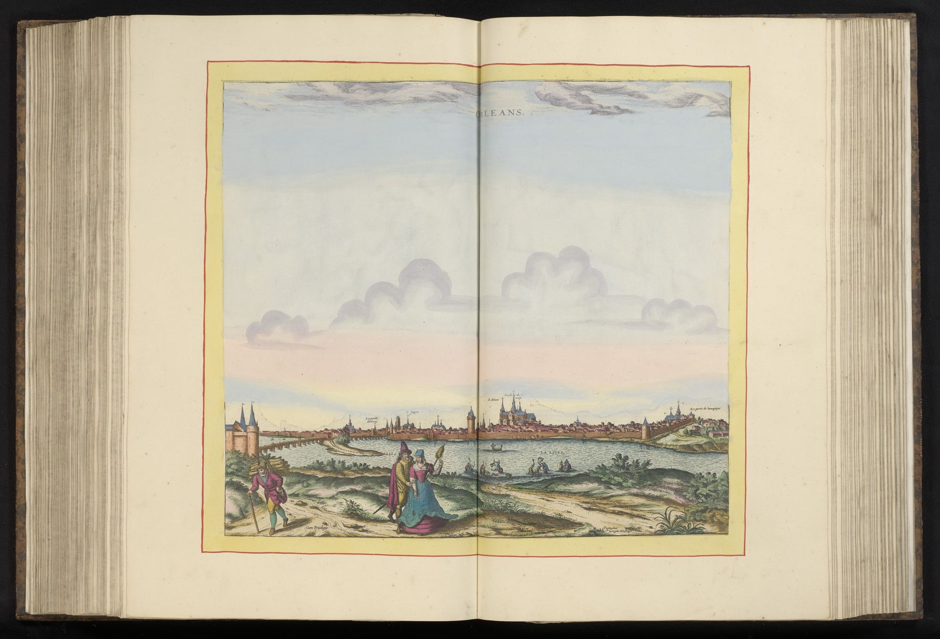 Gezicht op Orléans by Anonymous