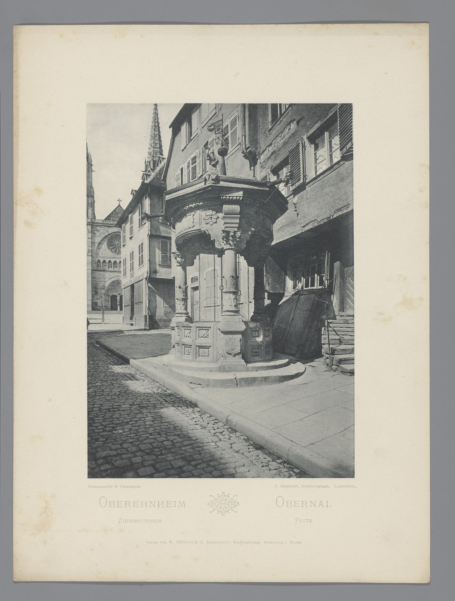 Decoratieve put te Obernai by Charles Bernhoeft
