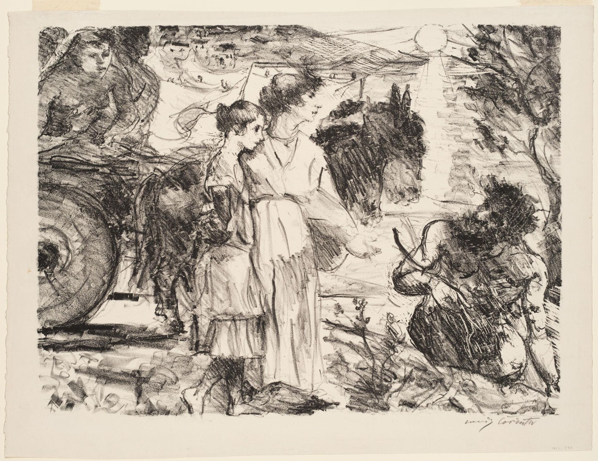 Odysseus and Nausicaa by Lovis Corinth
