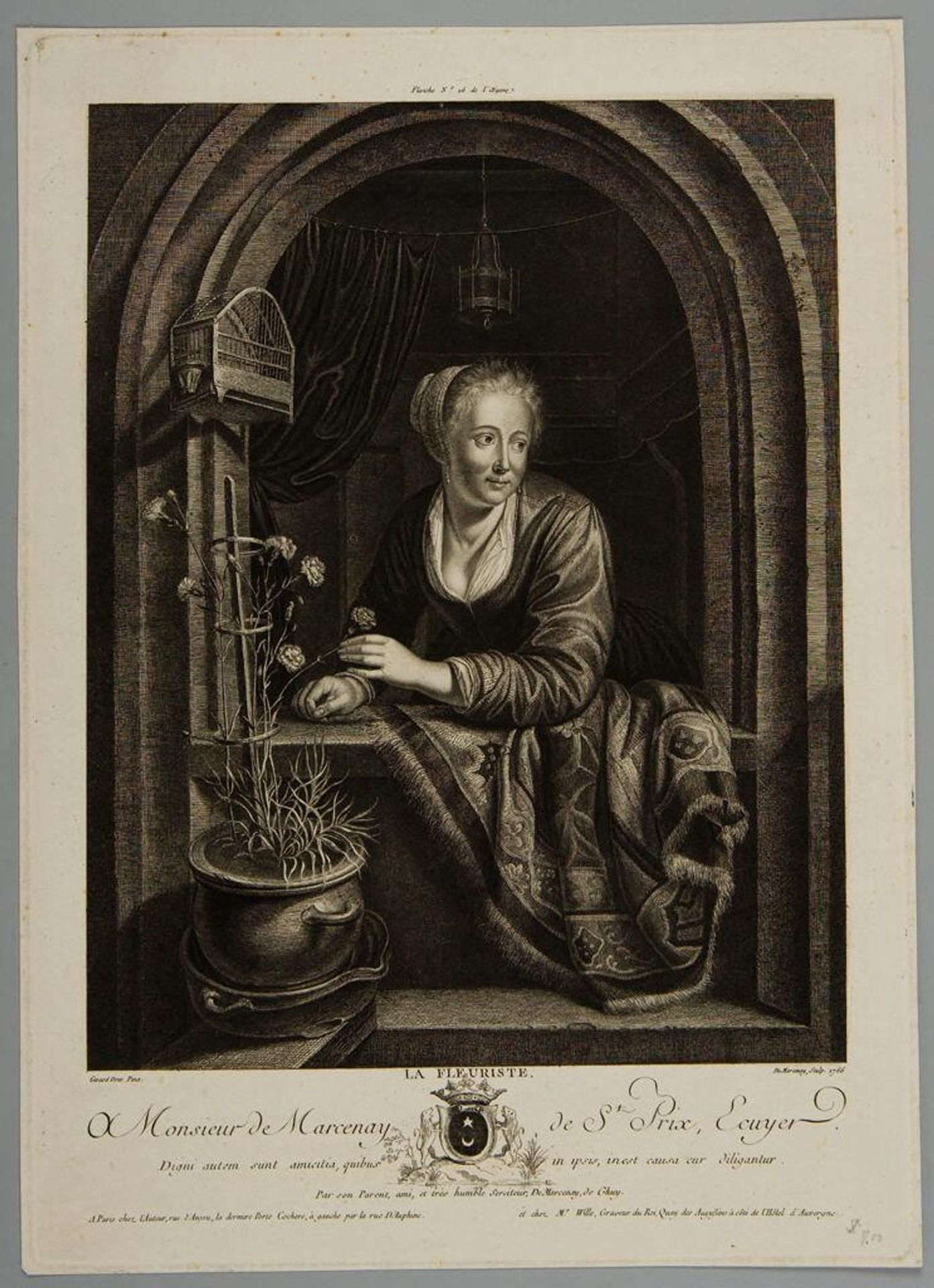 The Florist by Antoine de Marcenay de Ghuy