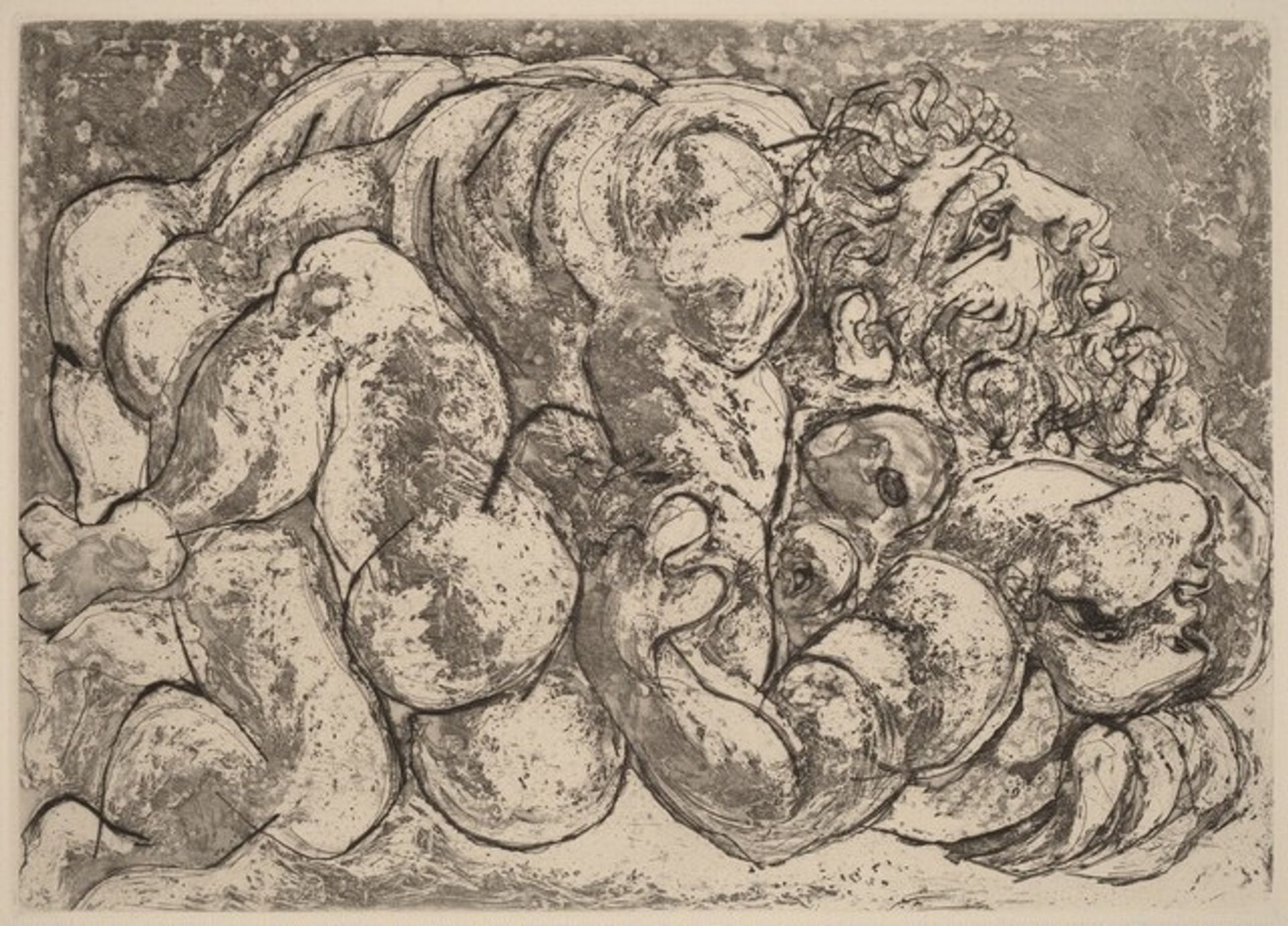 Coupling I (Accouplement I) by Pablo Picasso