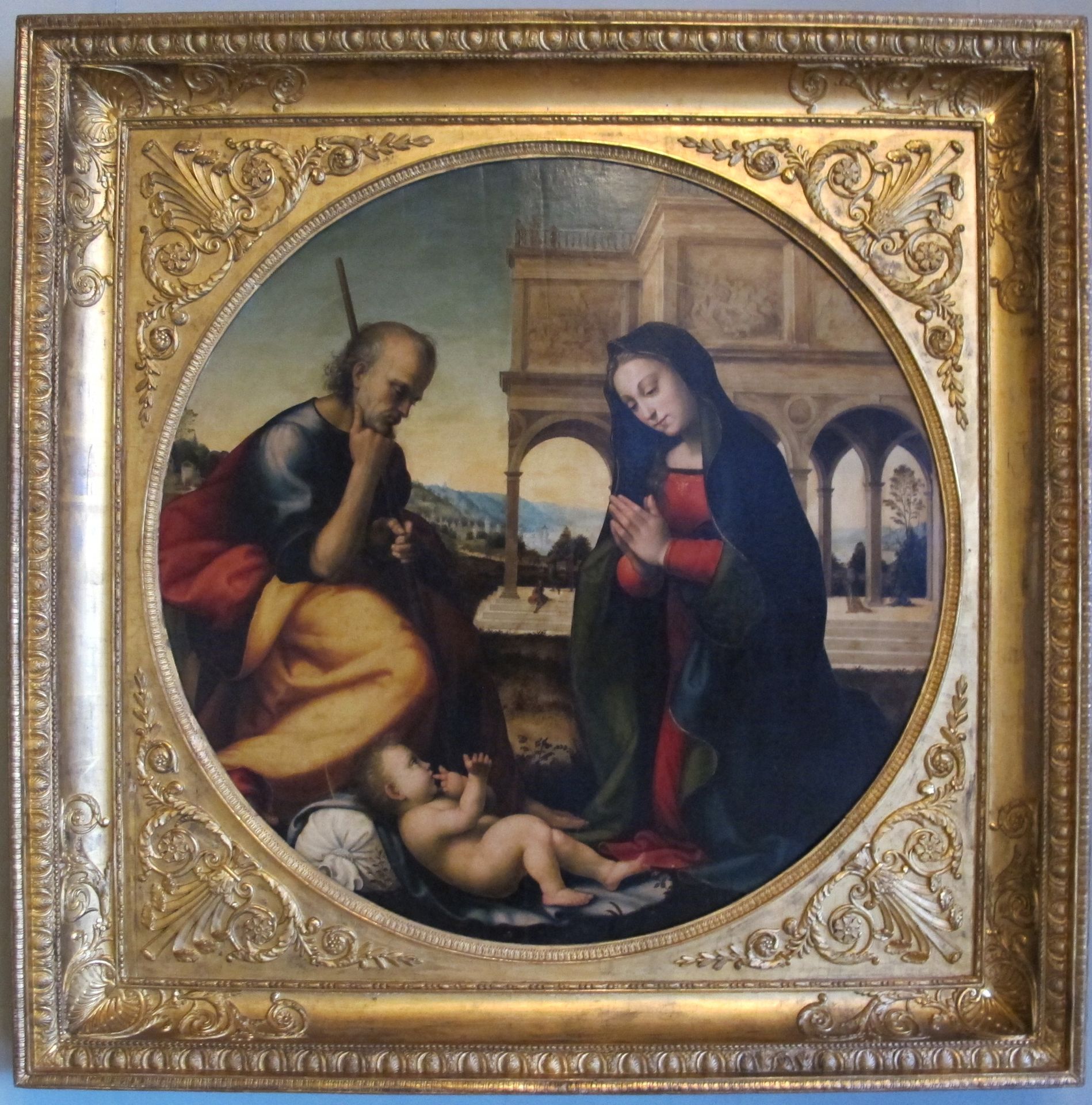 Adoration of the Child by Mariotto Albertinelli
