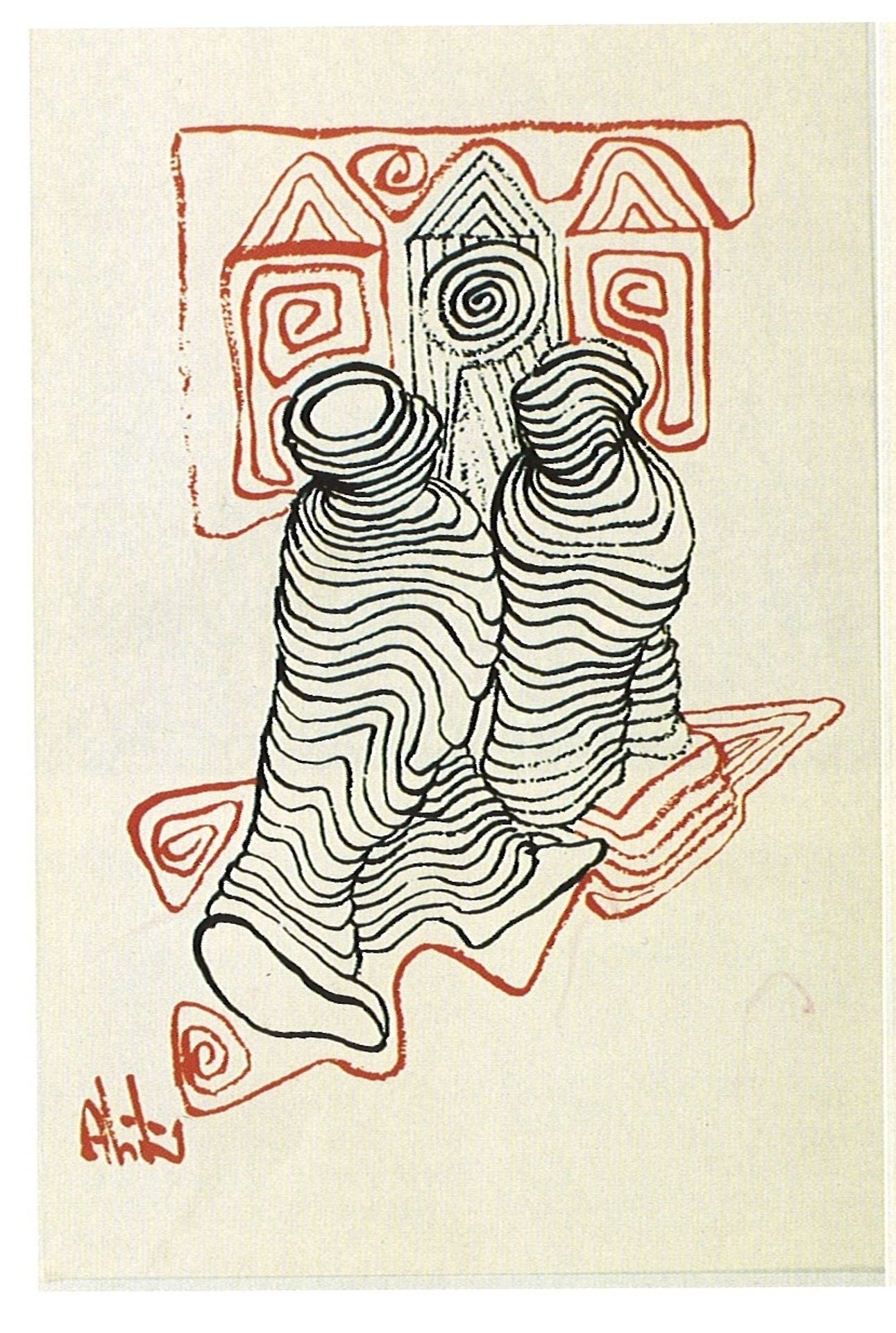 Drawing by Abidin Dino