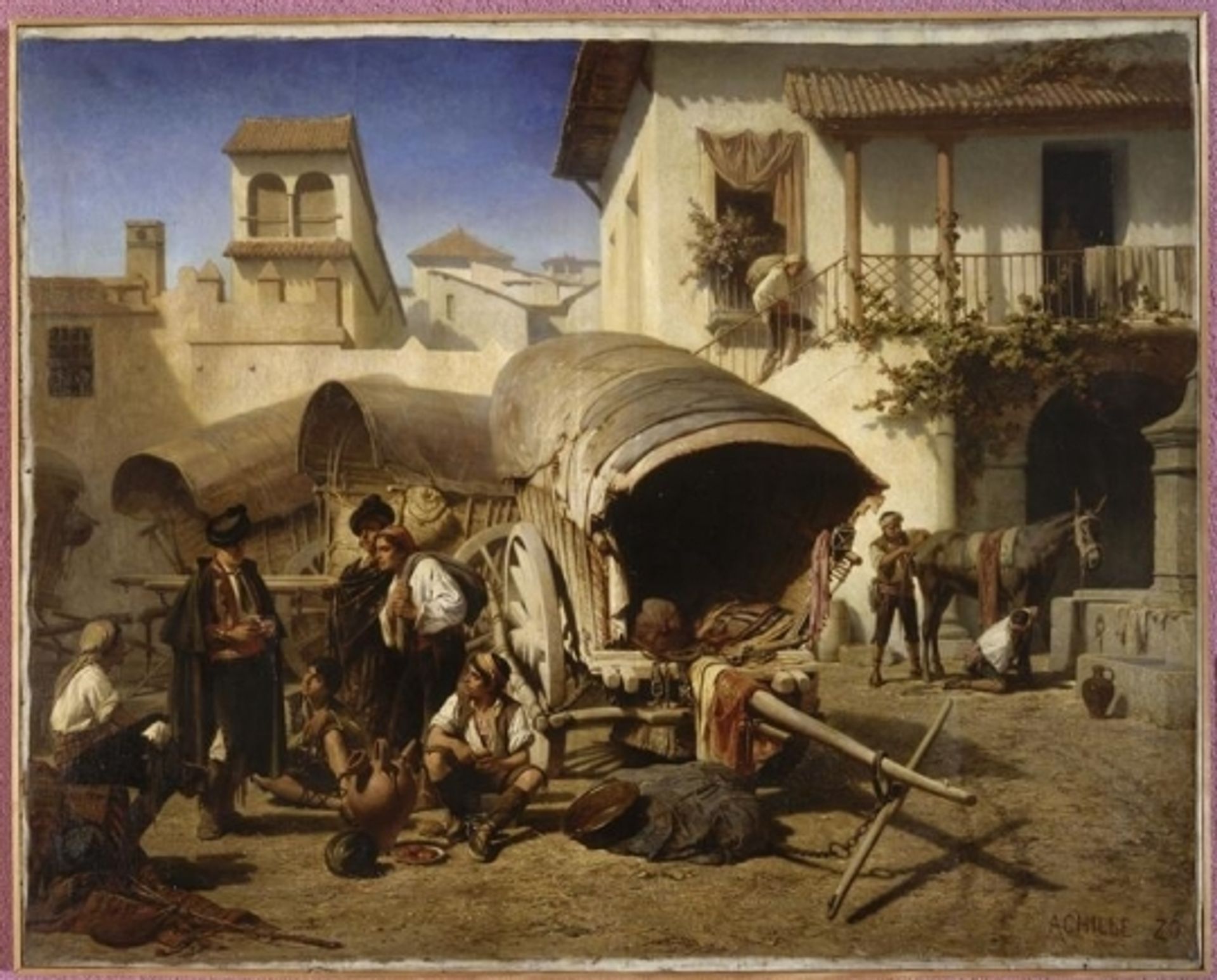 Posada San Rafael In Cordoba by Achille D'Orsi