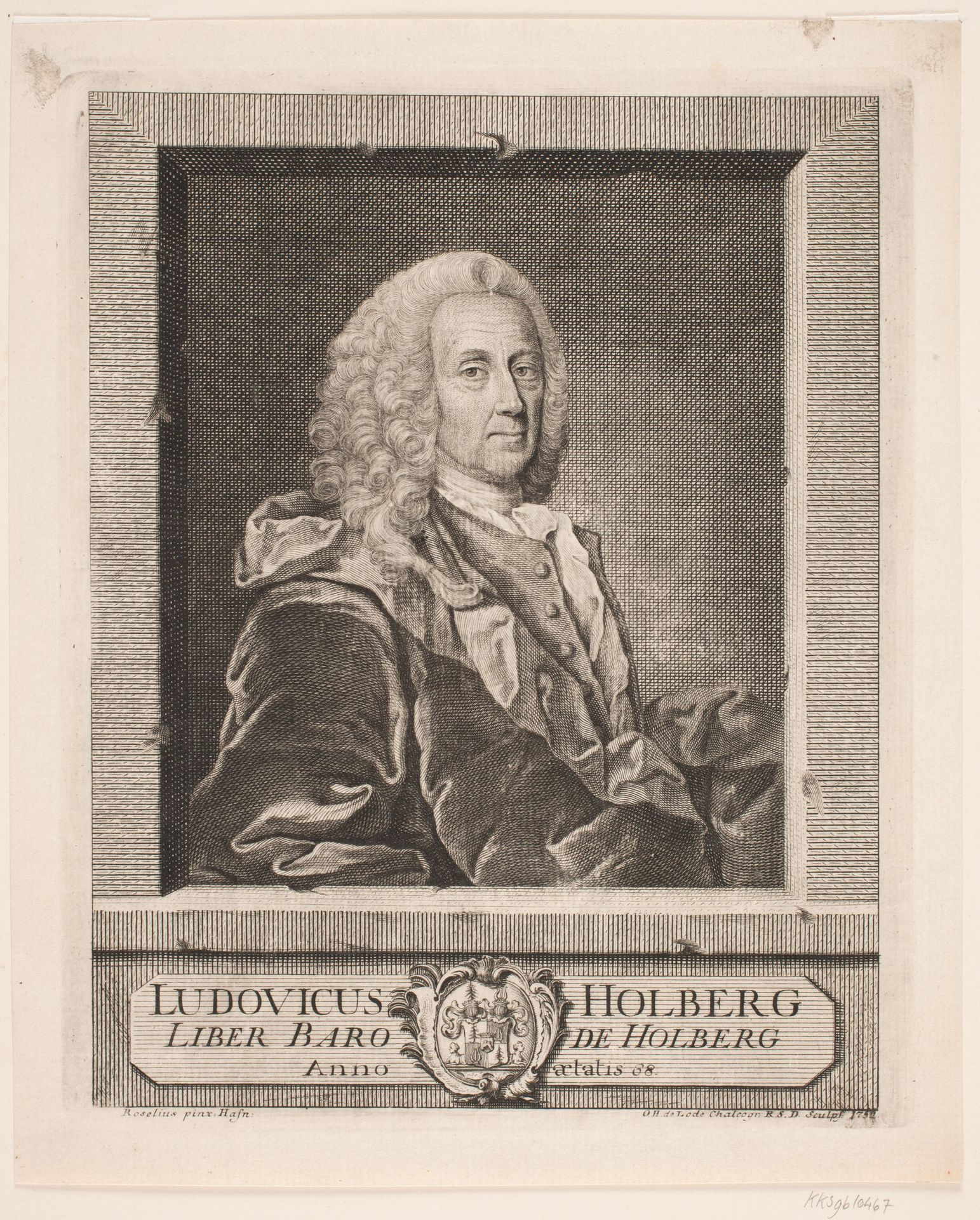 Ludvig Holberg by Odvardt Helmoldt de Lode