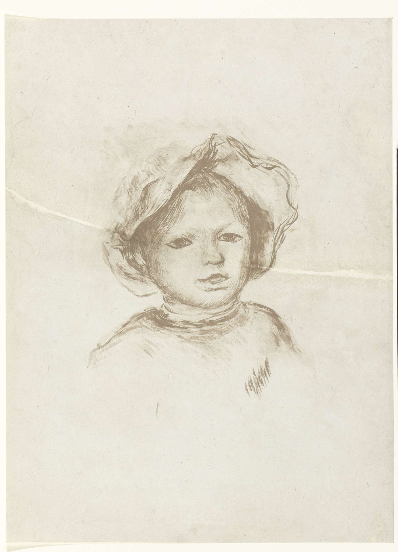 Portret van Pierre Renoir by Pierre-Auguste Renoir