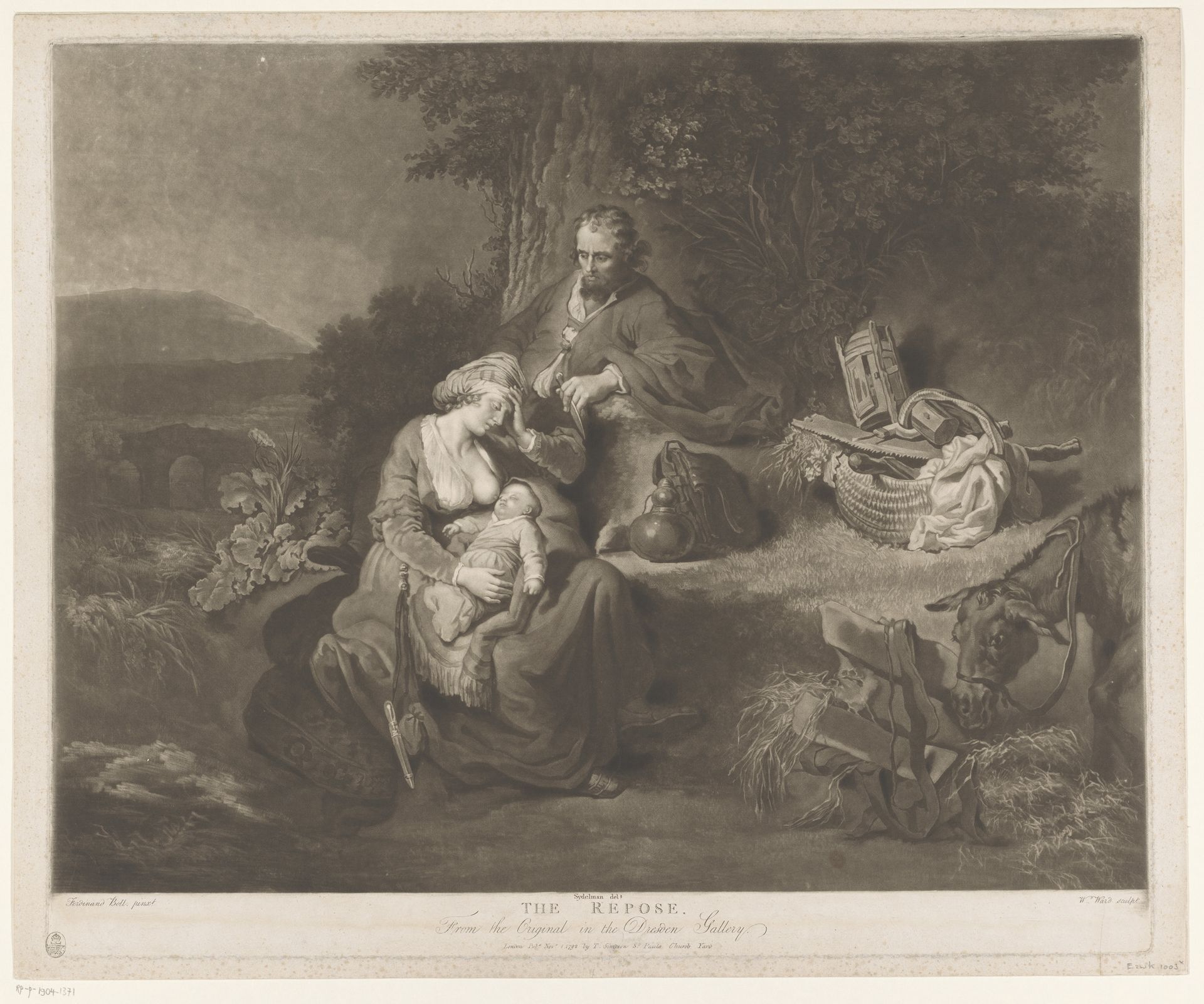 Rest on the Flight into Egypt by William Ward