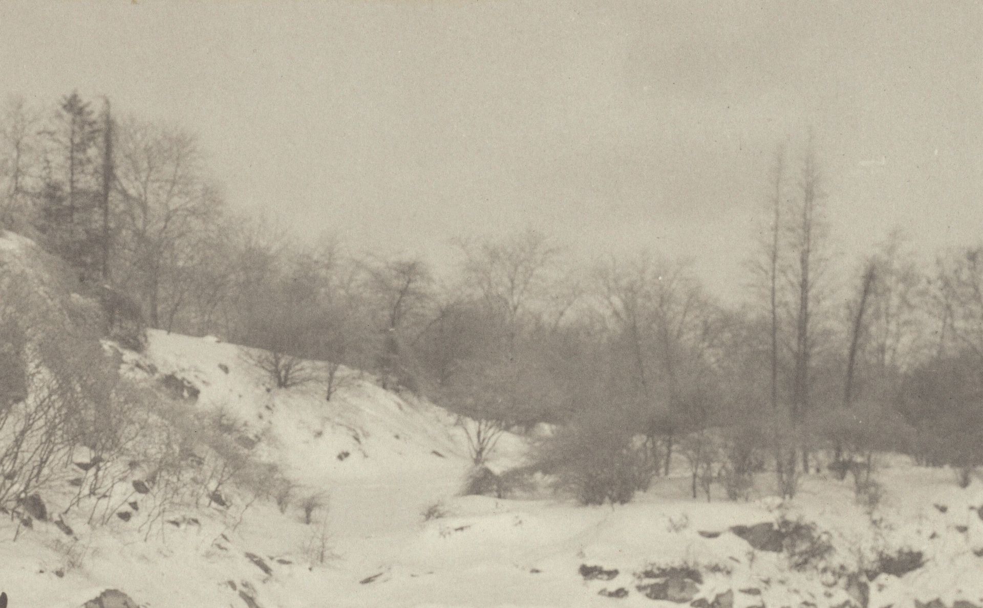 Impression, Winter by Alfred Stieglitz