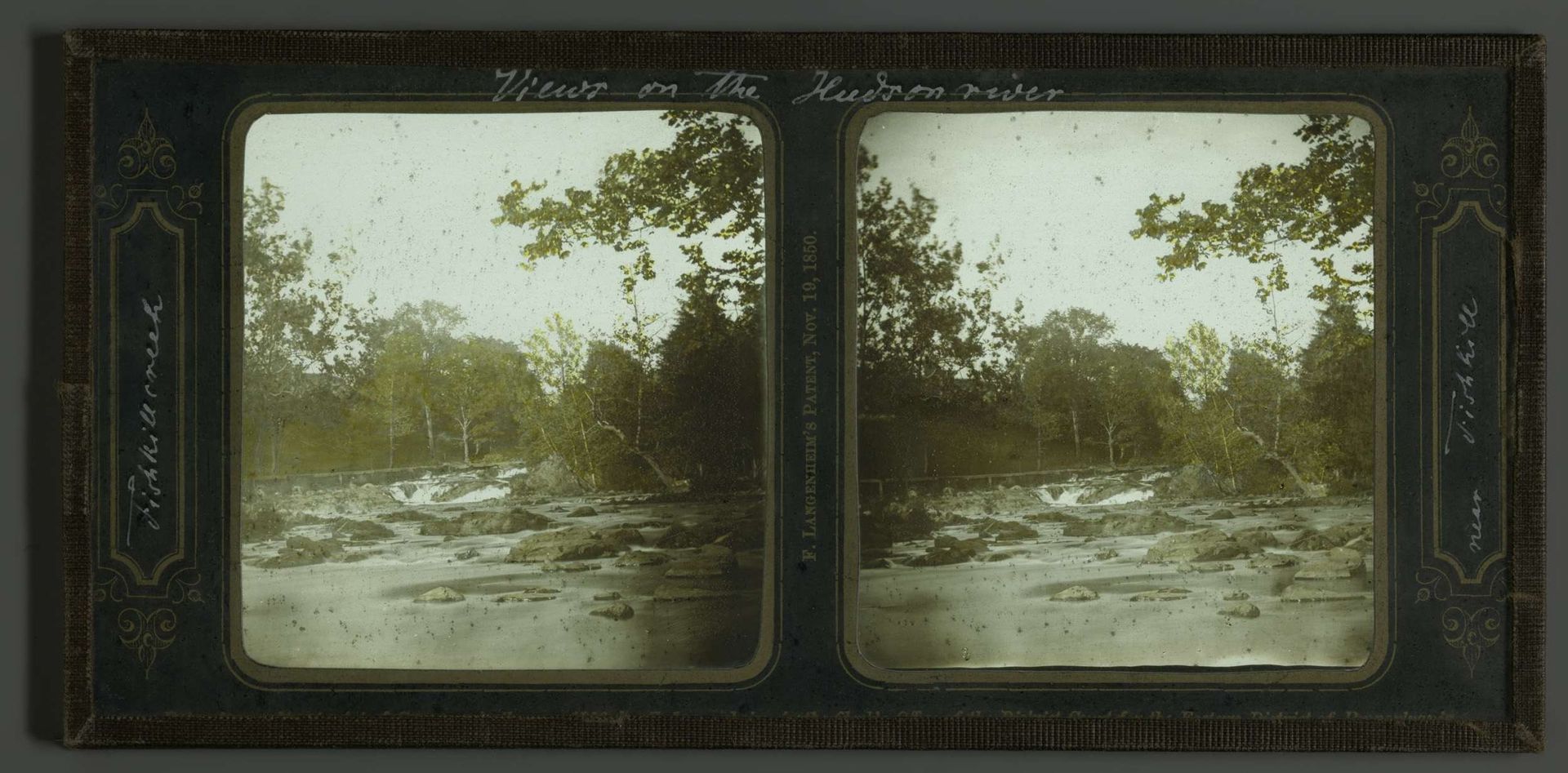 Gezicht op Fishkillcreek nabij Fishkill, New York by Frederick Langenheim