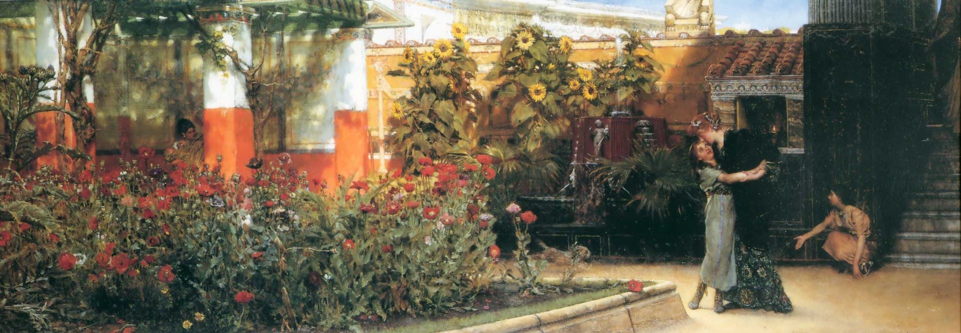 A Hearty Welcome by Lawrence Alma-Tadema