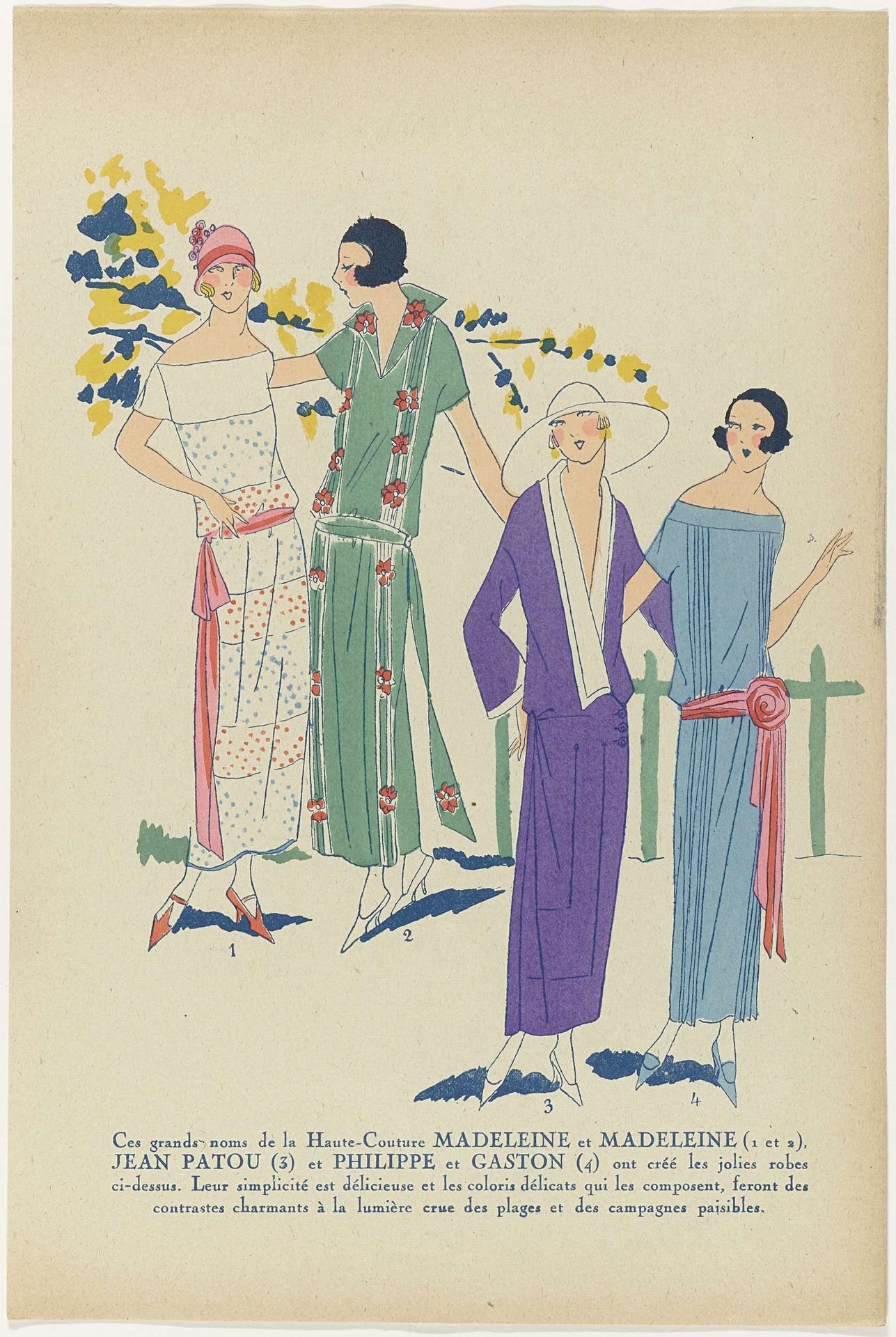 Très Parisien, 1923, No 6: Ces grands noms de la Haute-Couture.... by Anonymous