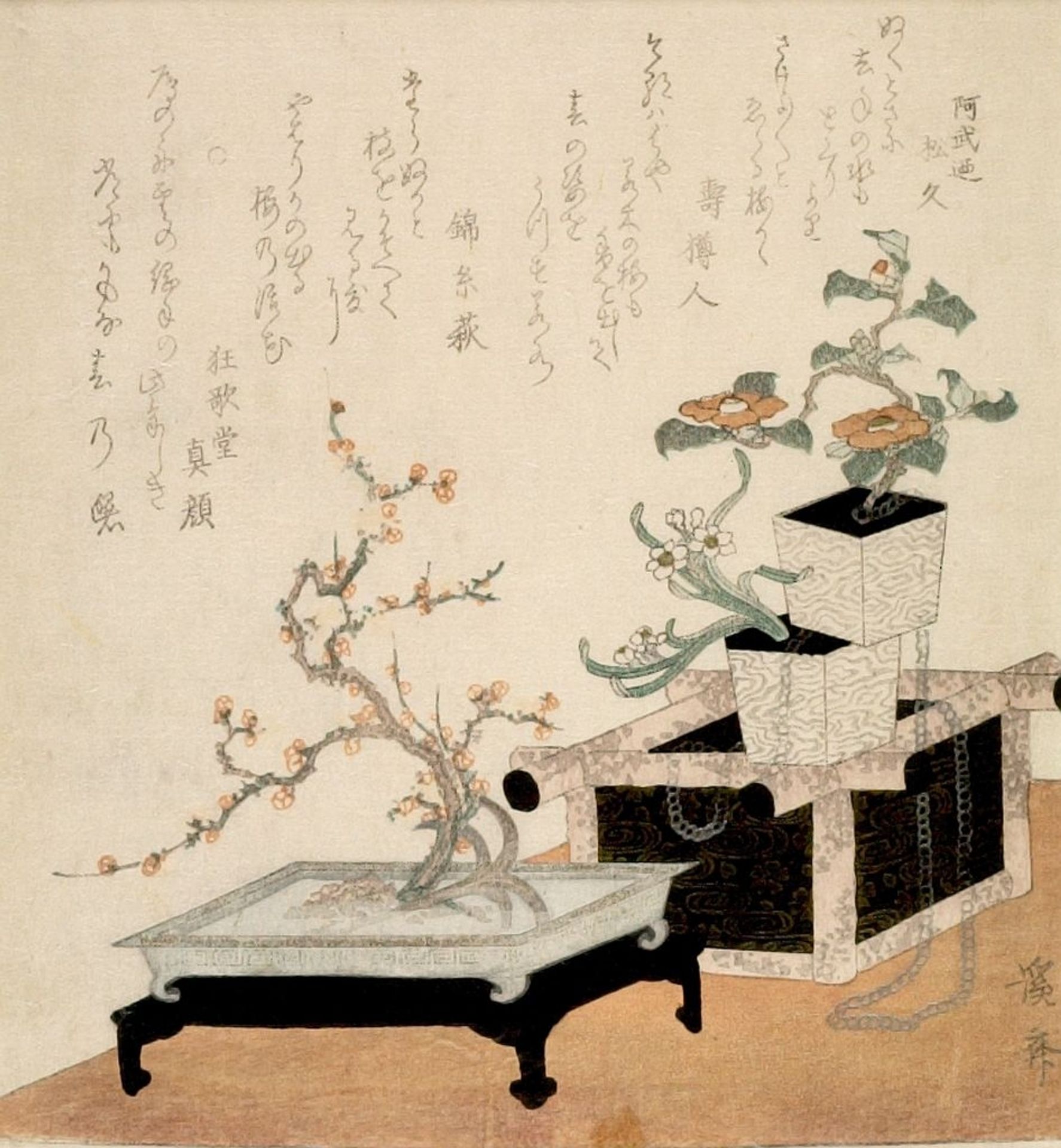 Flower Arrangements by Keisai Eisen