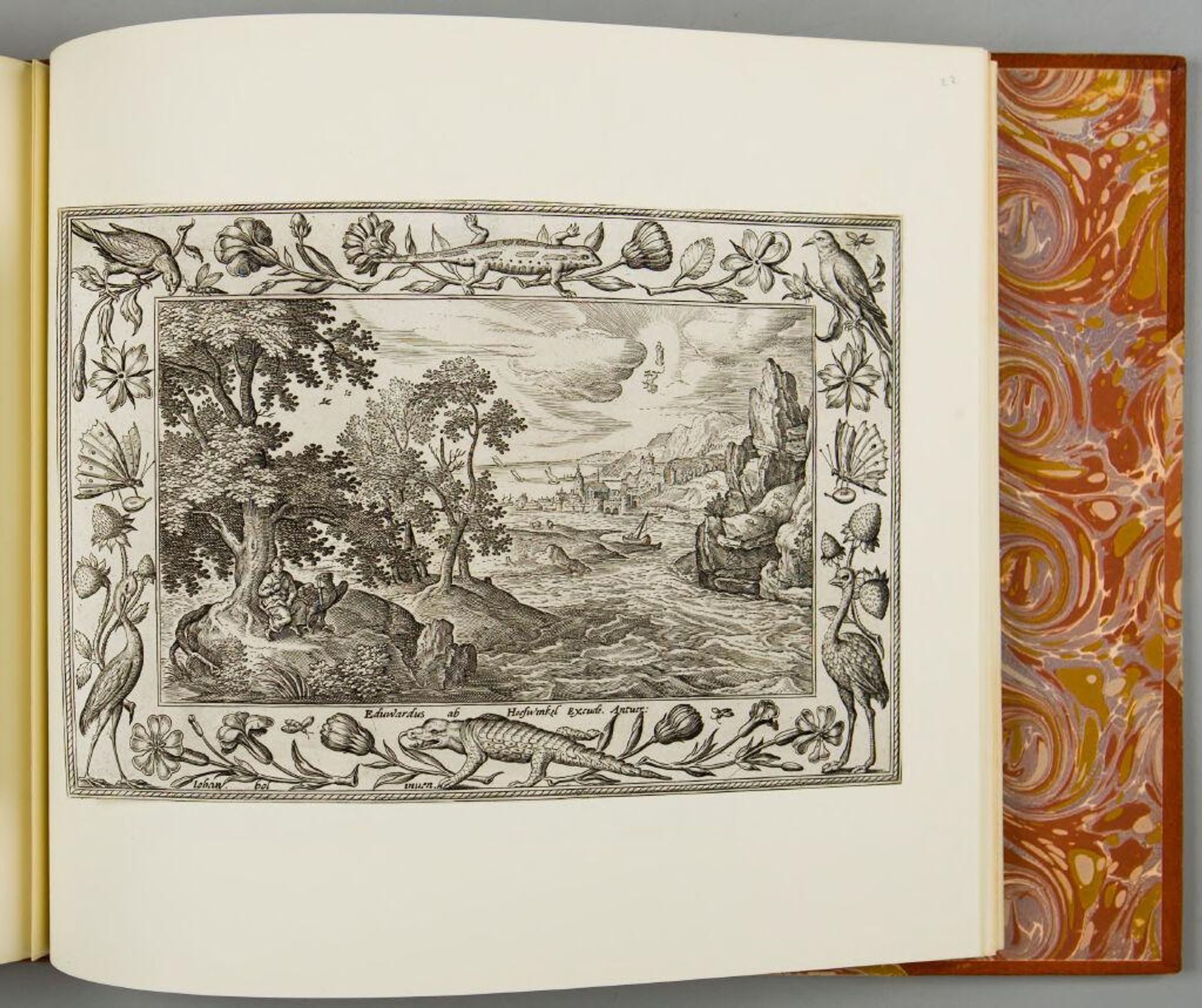Saint John on Patmos by Adriaen Collaert
