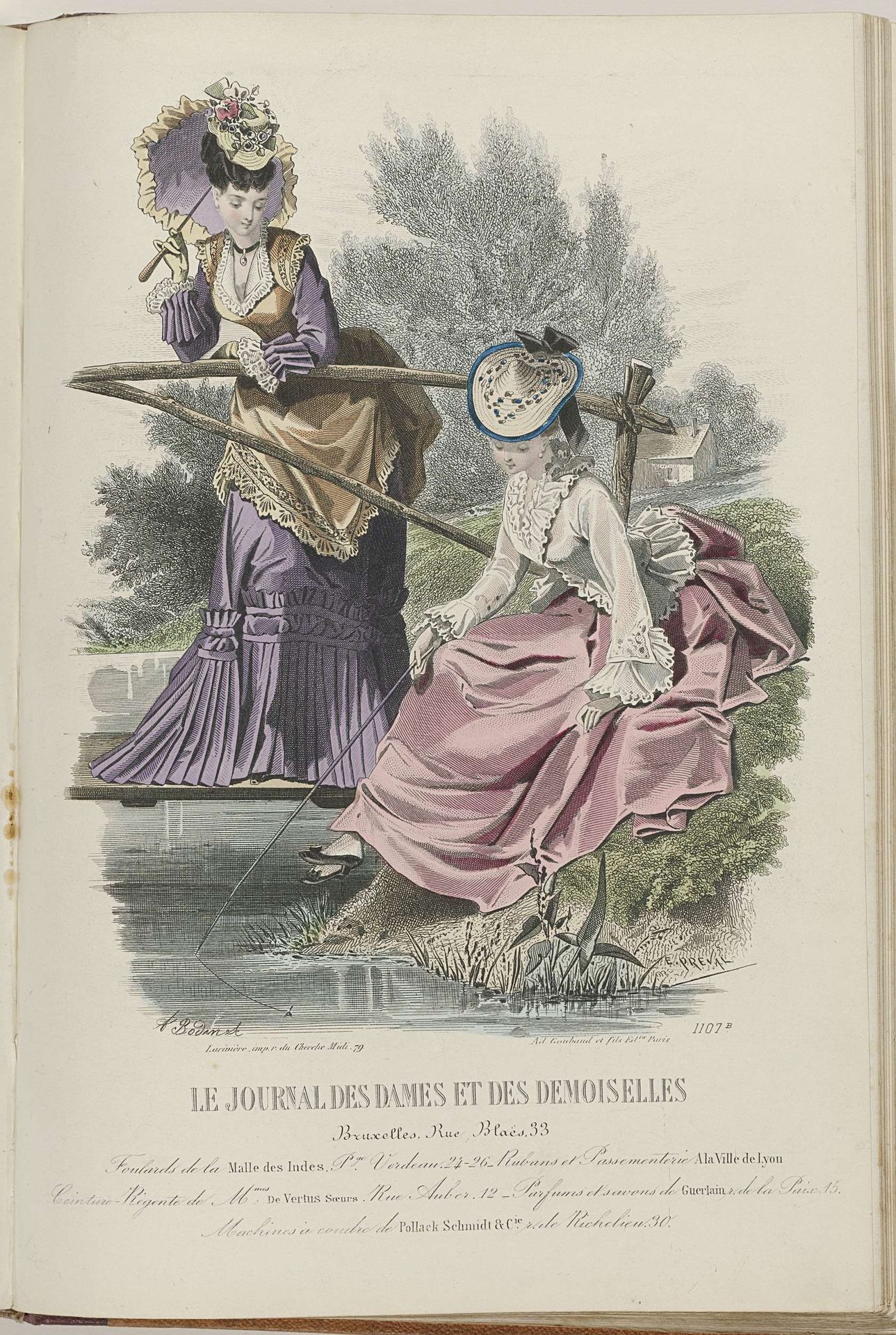 Journal des Dames et des Demoiselles, 15 Novembre 1872, No. 1107B by Jules David