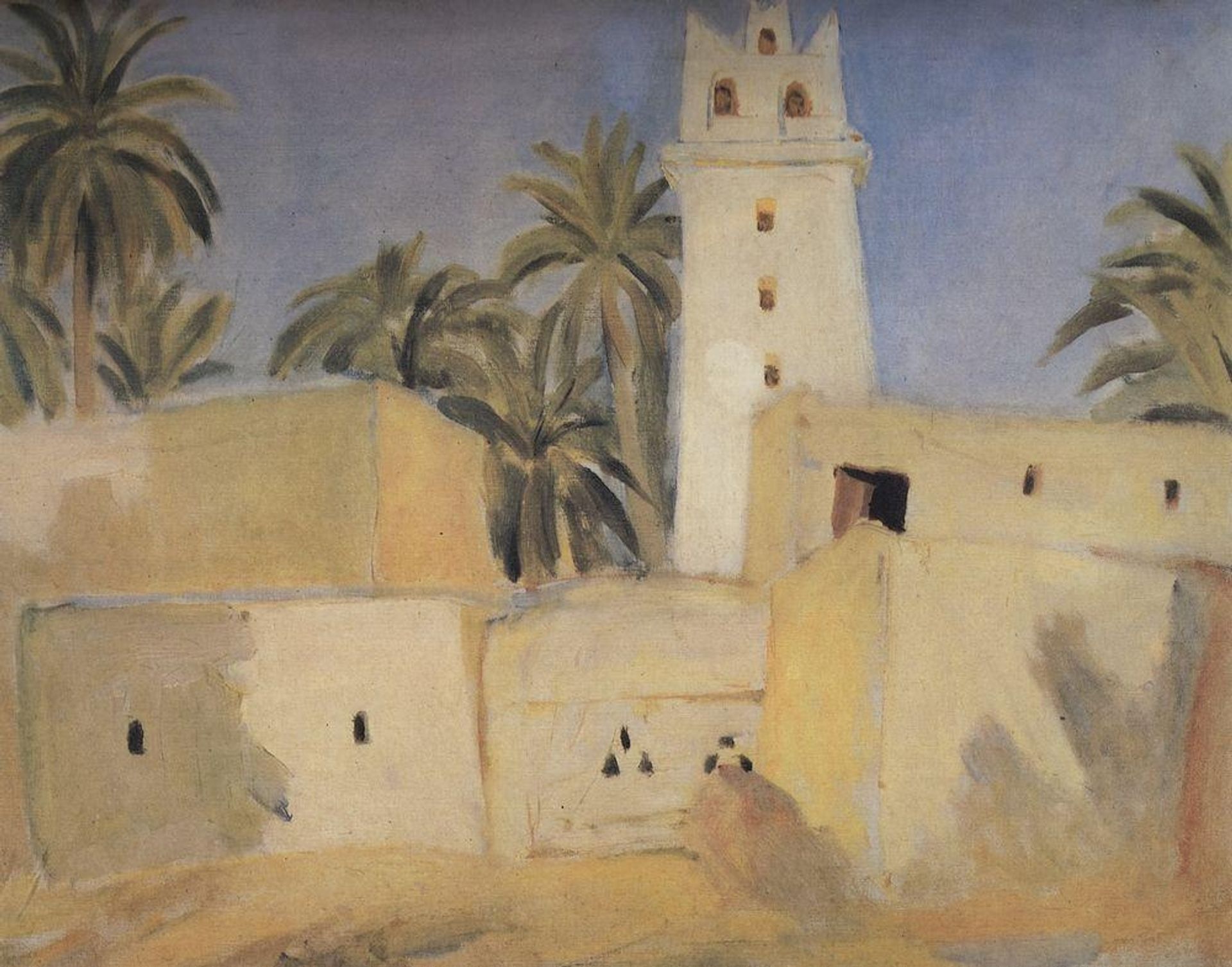 Negro Village by Kuzma Petrov-Vodkin