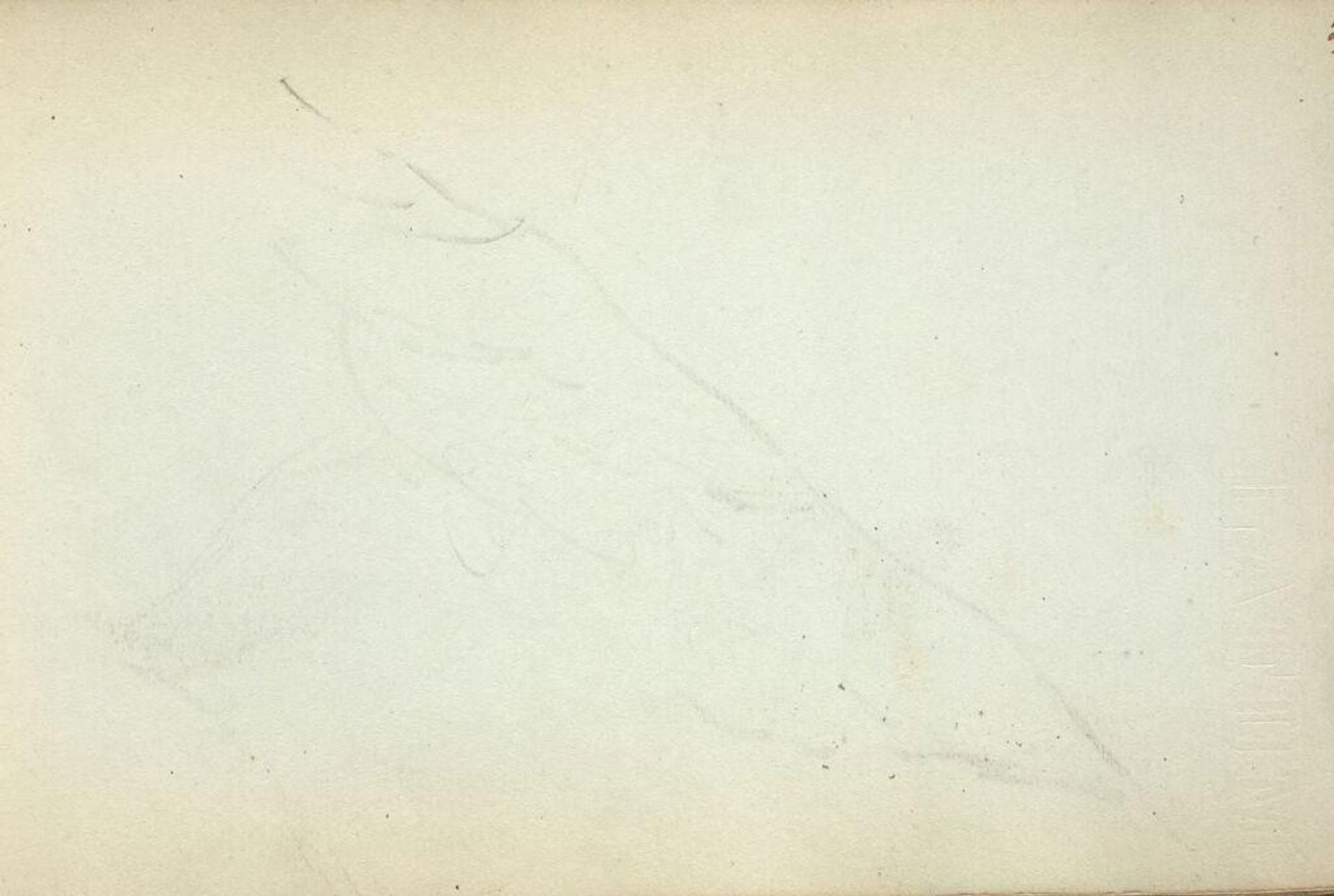 Blank page by John Singer Sargent