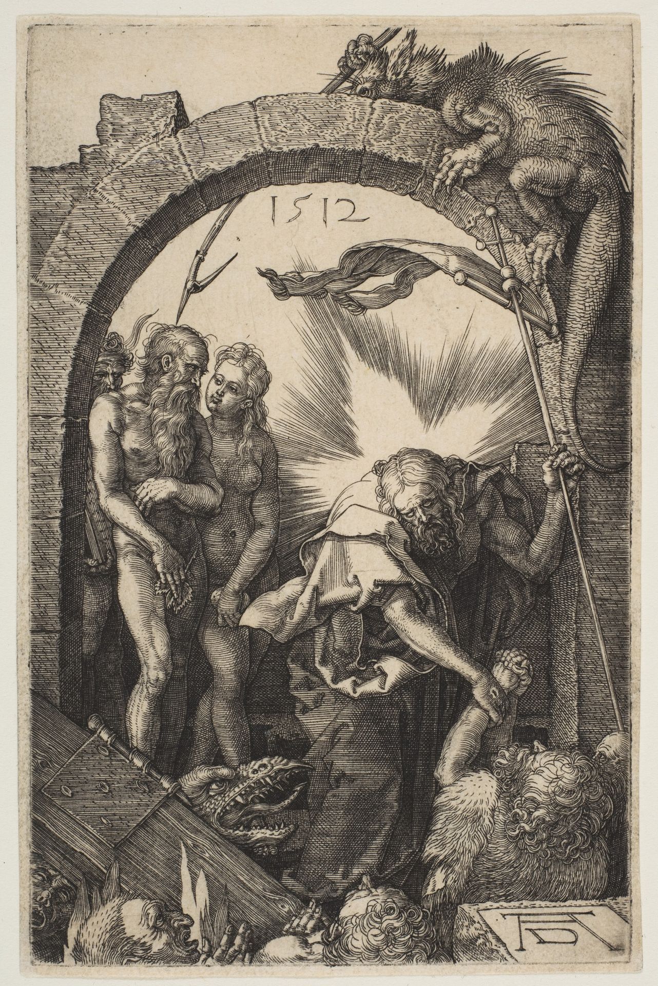 Christ in Limbo, from The Passion by Albrecht Durer