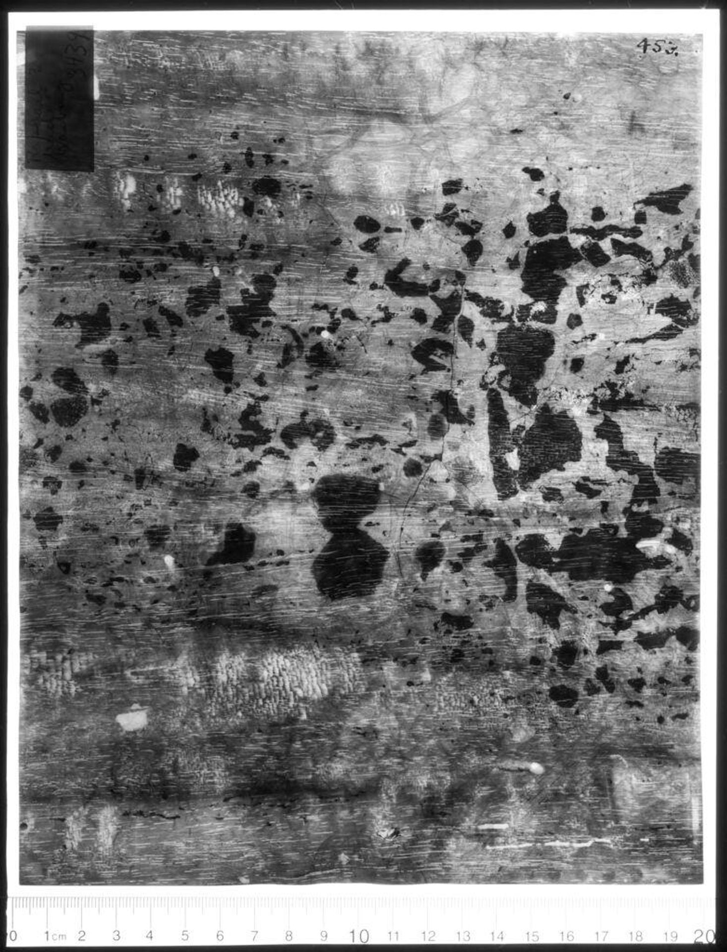 X-radiograph(s) of "Madonna and Child" by Artist of original: (?) Raphael