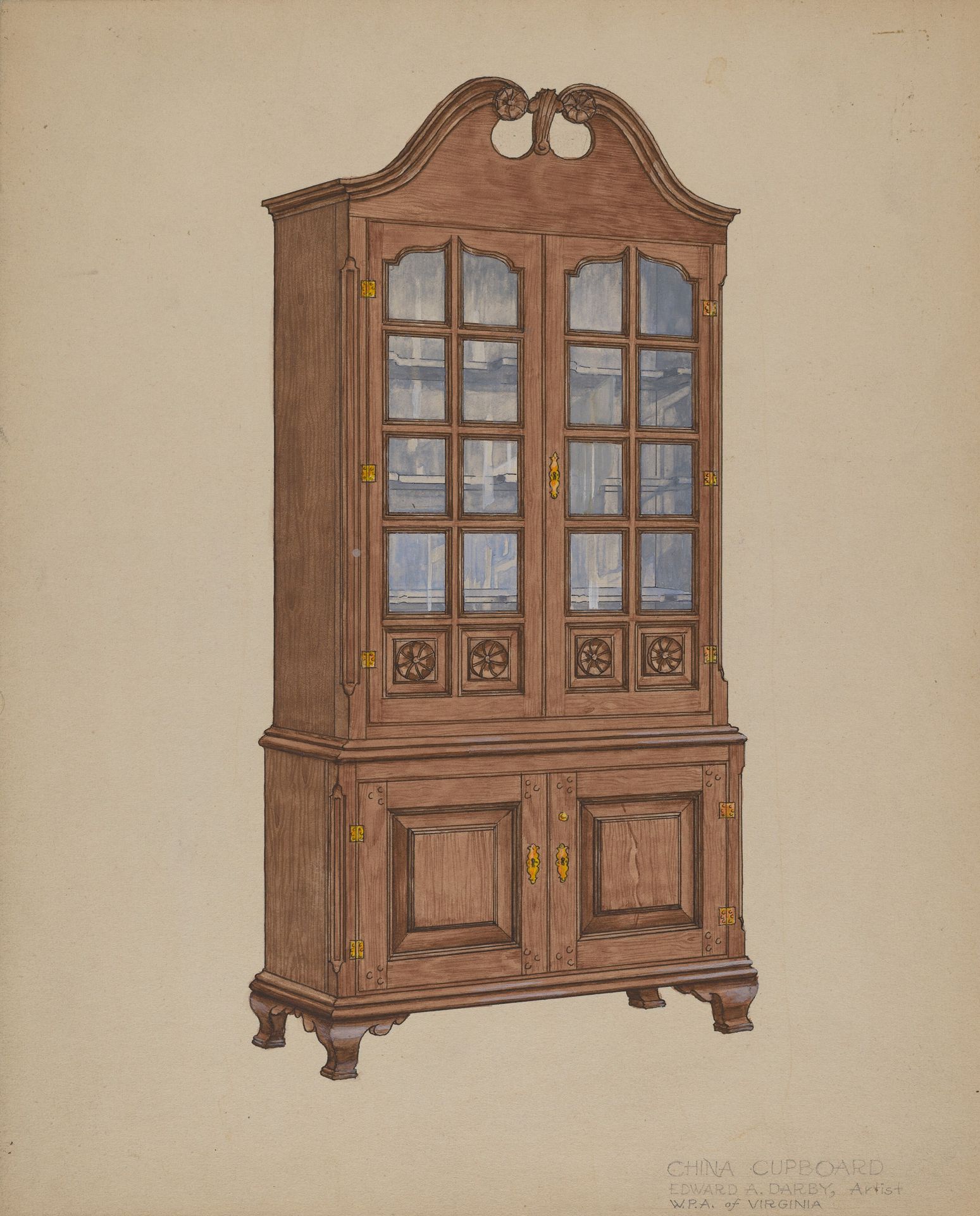 China Cupboard by Edward A. Darby