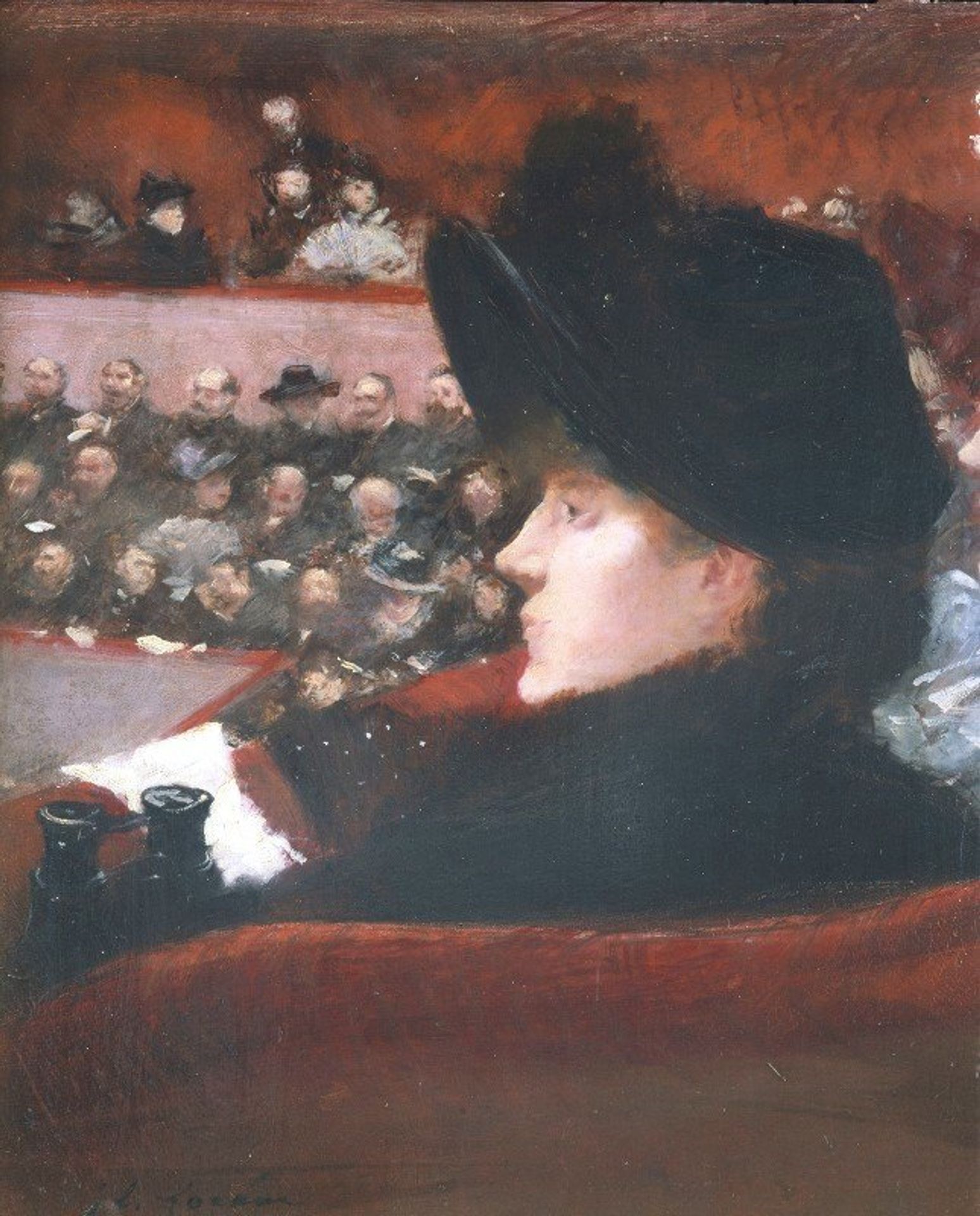 La Loge by Jean-Louis Forain