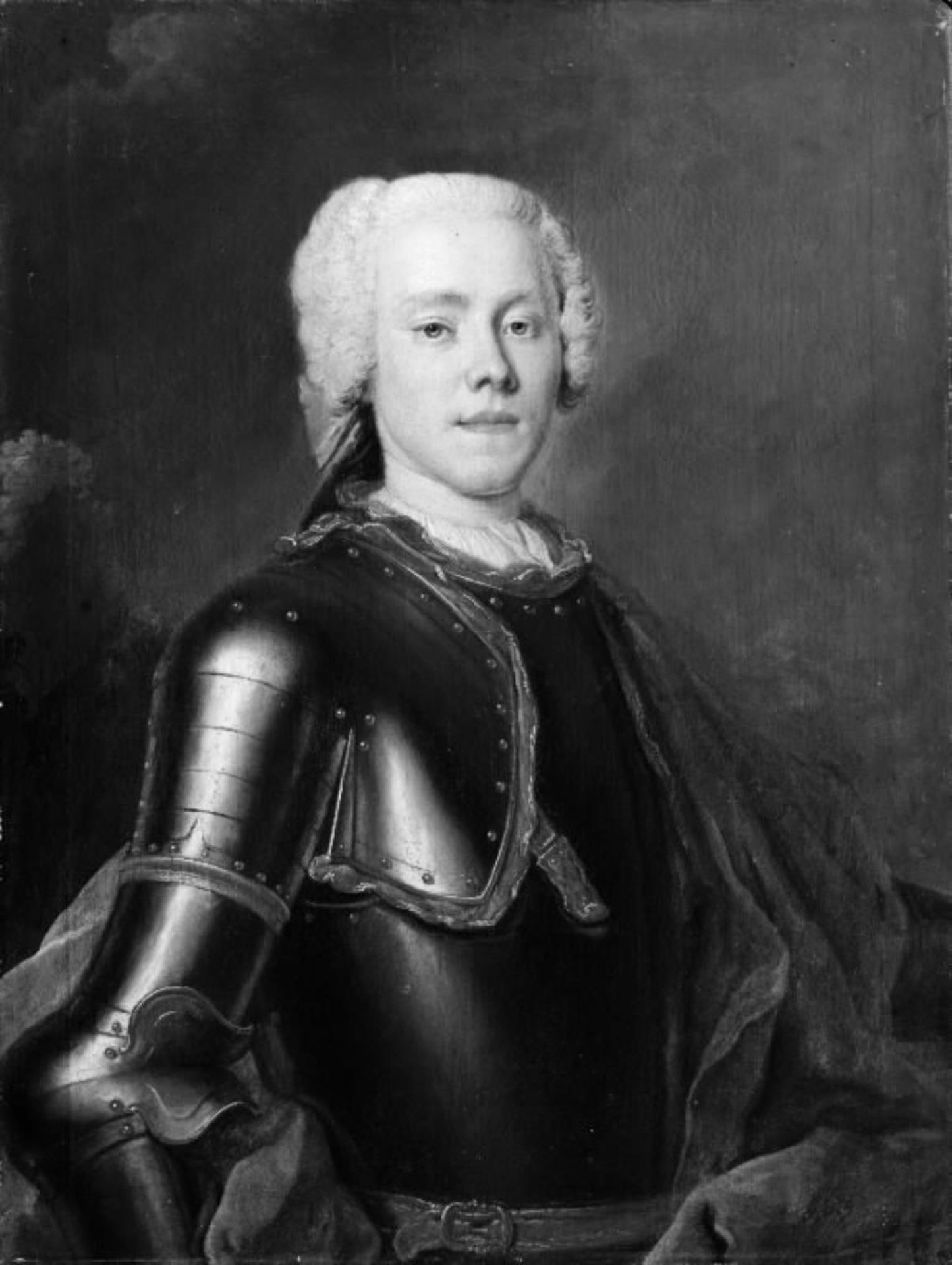 Portrait of Count Jørgen Scheel (1721-1786) by Louis de Silvestre d.Y.