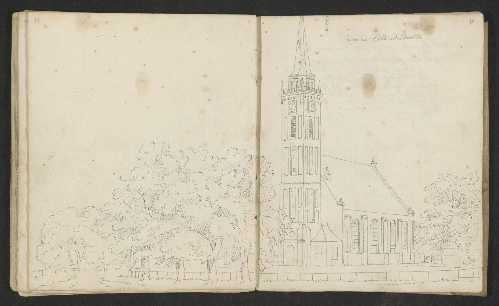 Hervormde kerk te Beemster by Cornelis Pronk