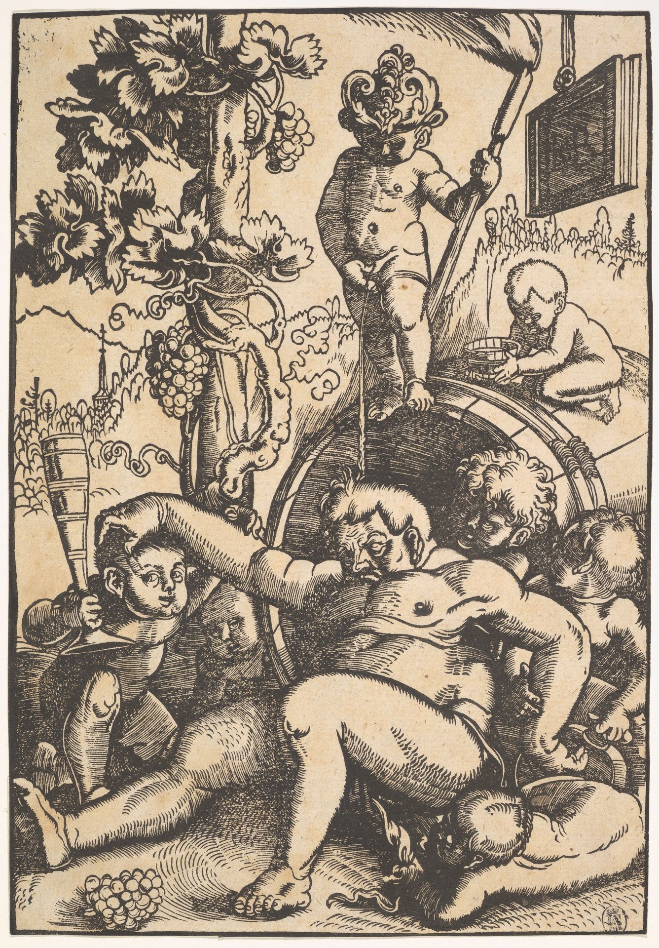 The Drunk Bacchus by Hans Baldung