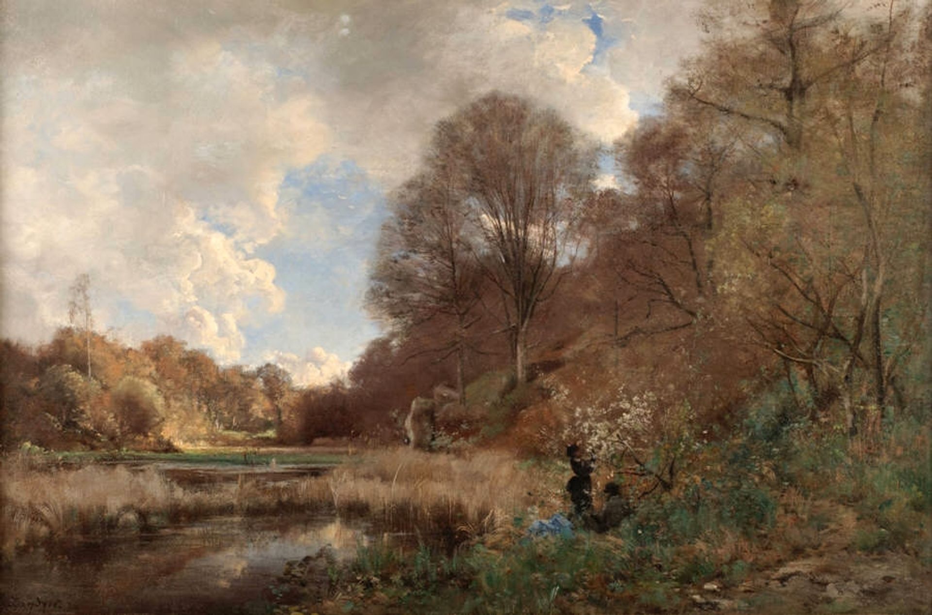 Summer day at the river by Pericles Pantazis