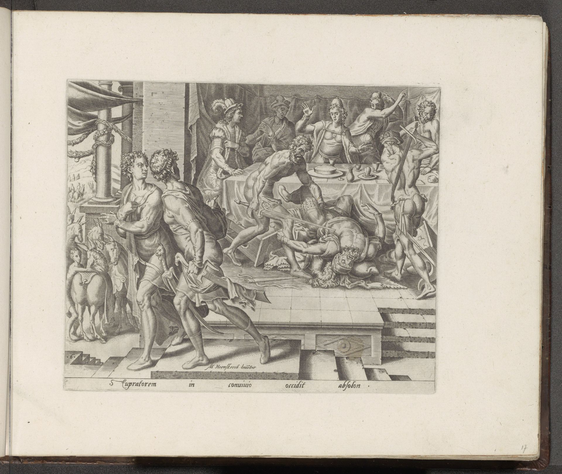 Absaloms wraak by Philips Galle