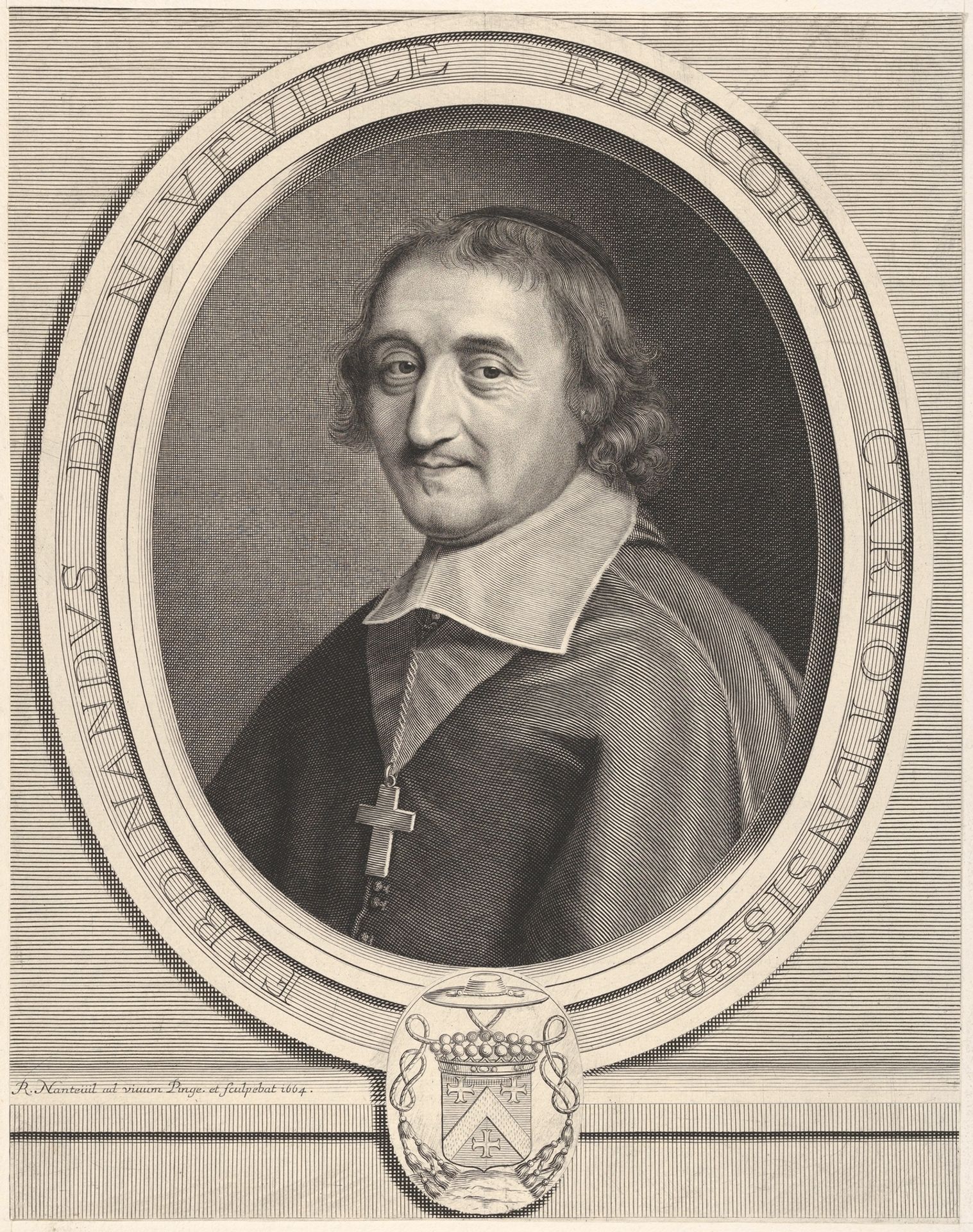 Ferdinand de Neufville de Villeroy by Robert Nanteuil