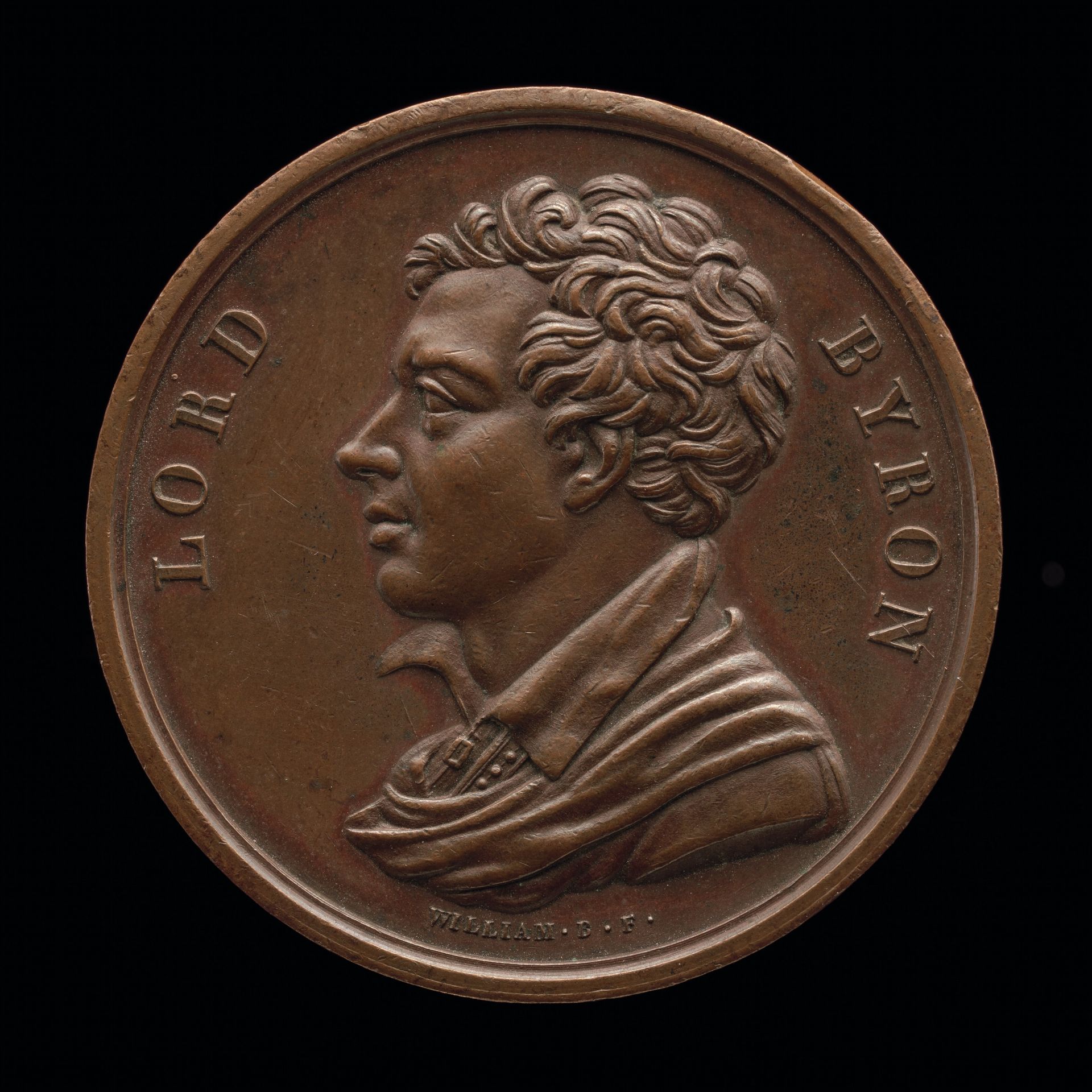 Lord Byron, 1788-1824, Poet [obverse] by William Binfield