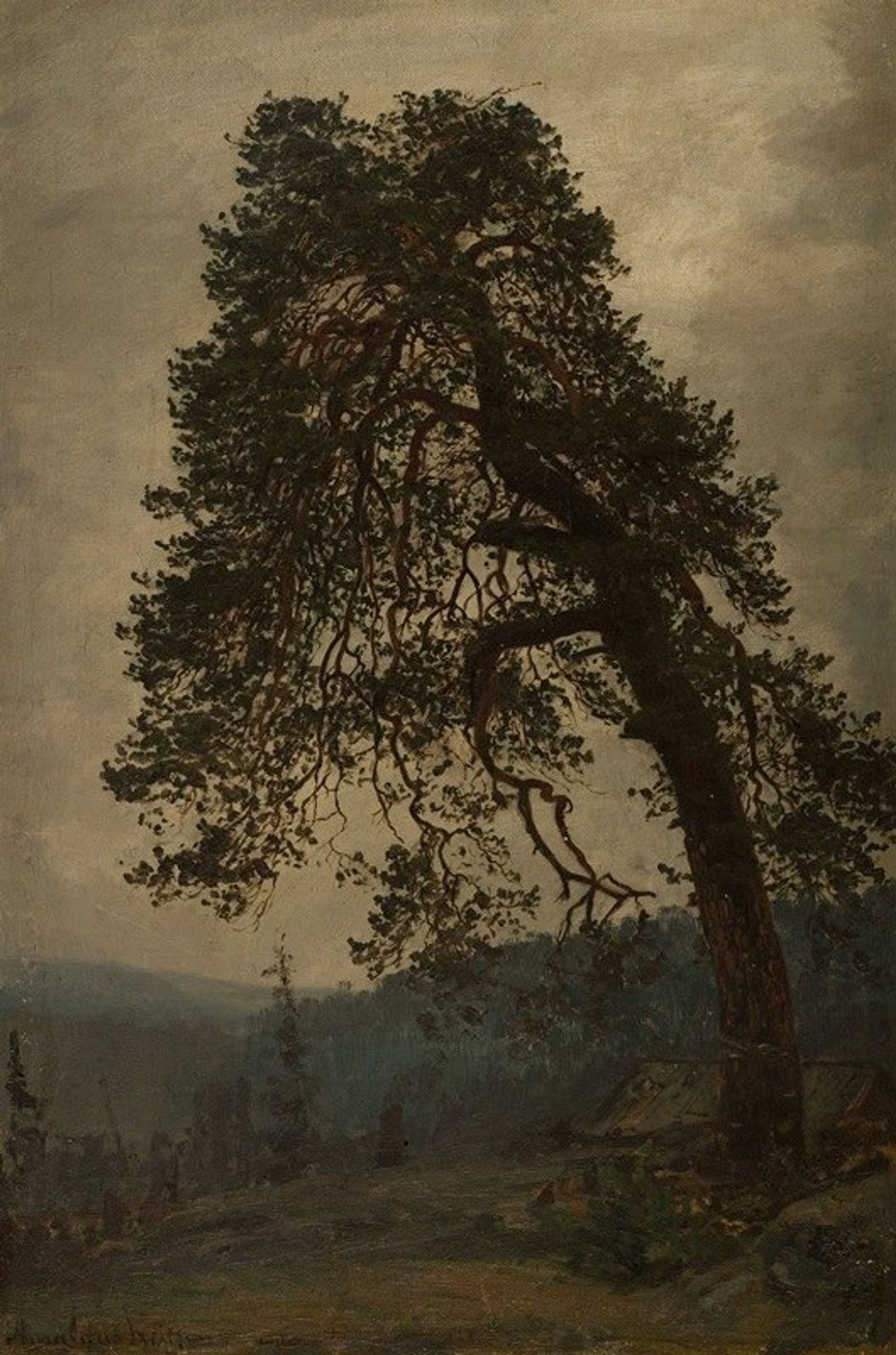 Gammel gudbrandsdøl by Amaldus Nielsen