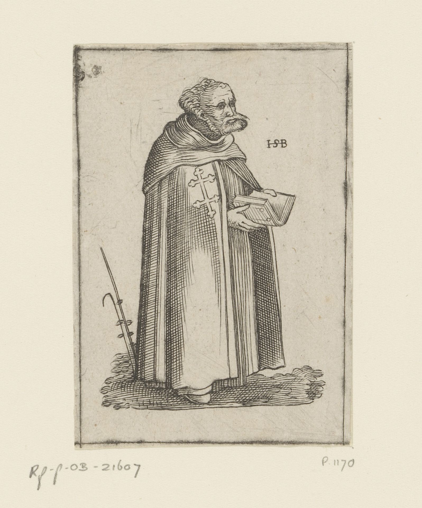 Monnik van de orde der Kruisheren by Anonymous