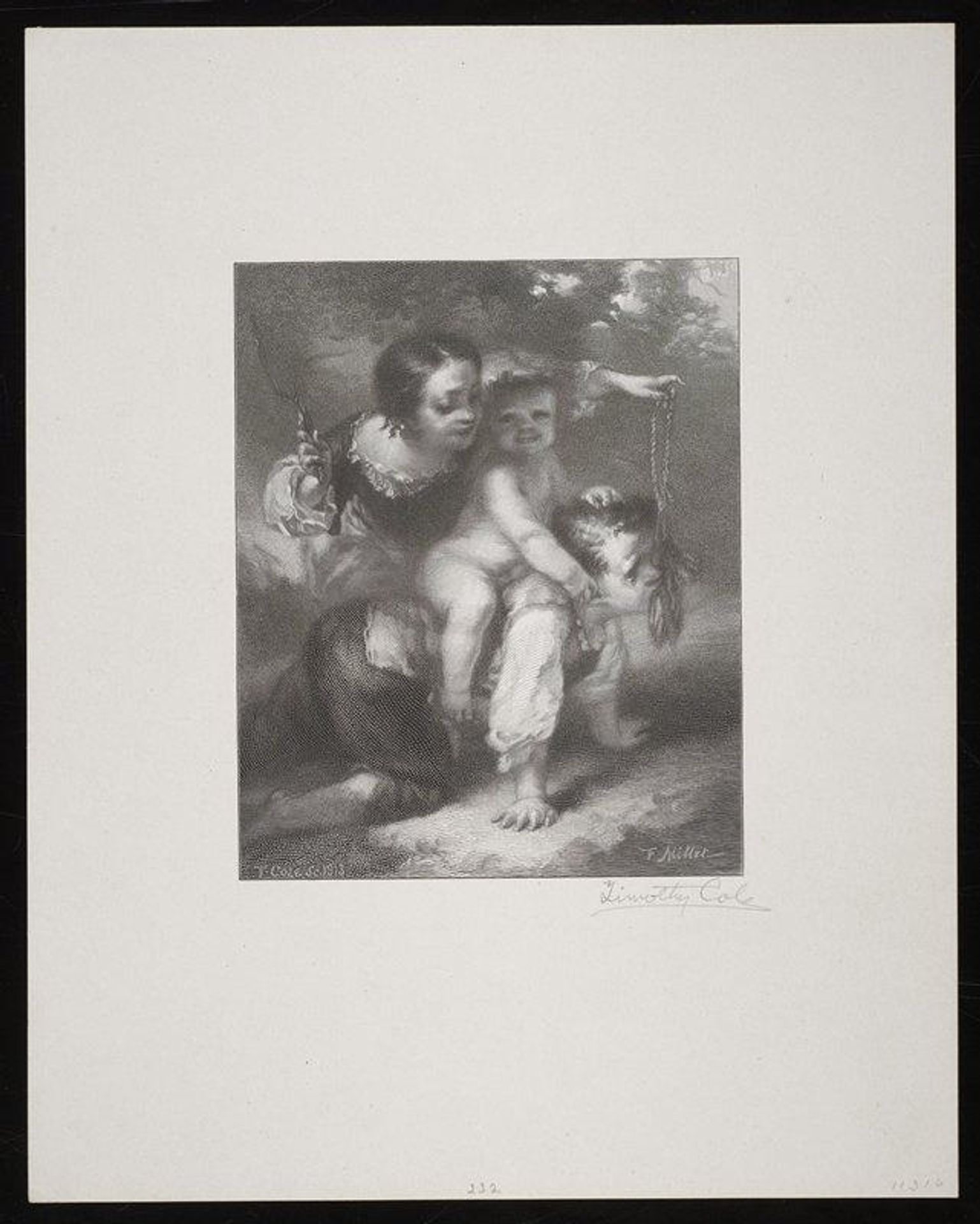 Children at Play (Lesson in Horsemanship) by Timothy Cole