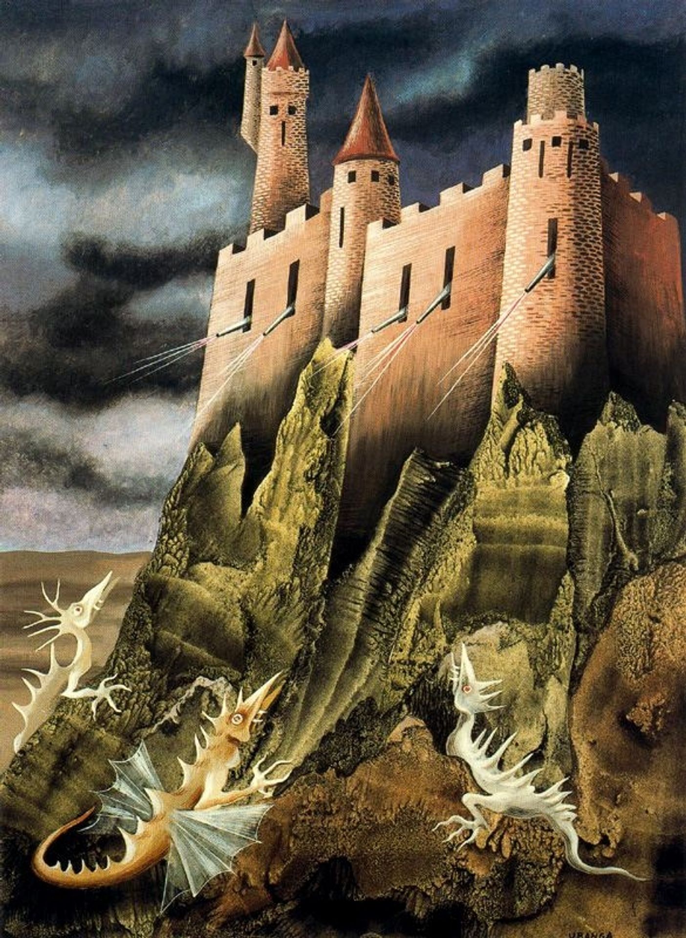 The battle by Remedios Varo