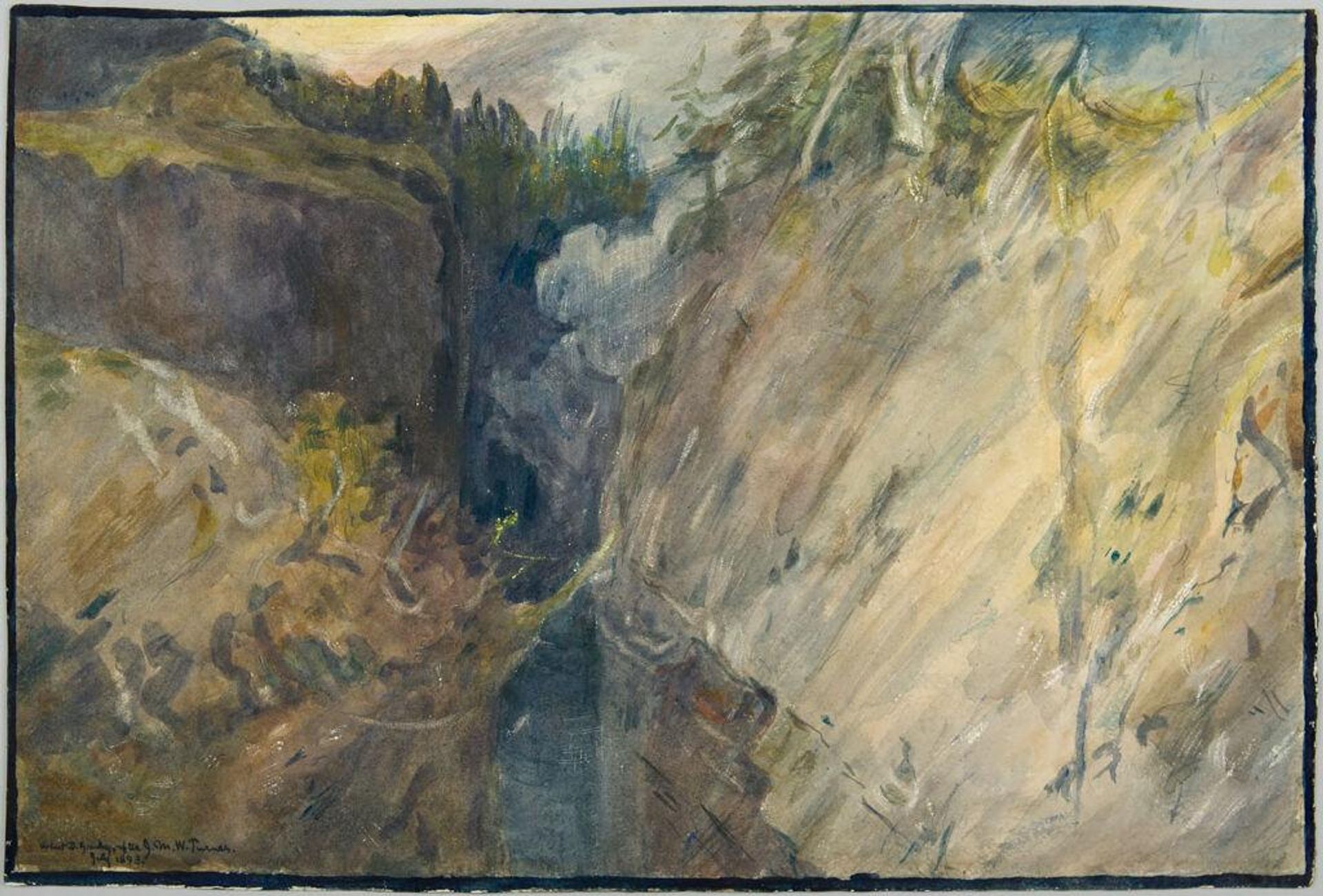 Landscape, after Turner by Robert David Gauley