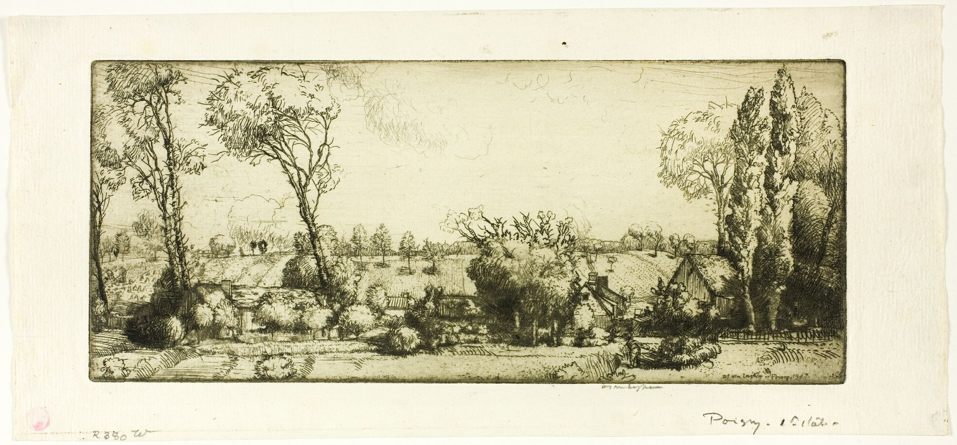 Landscape, Poigny by Donald Shaw MacLaughlan