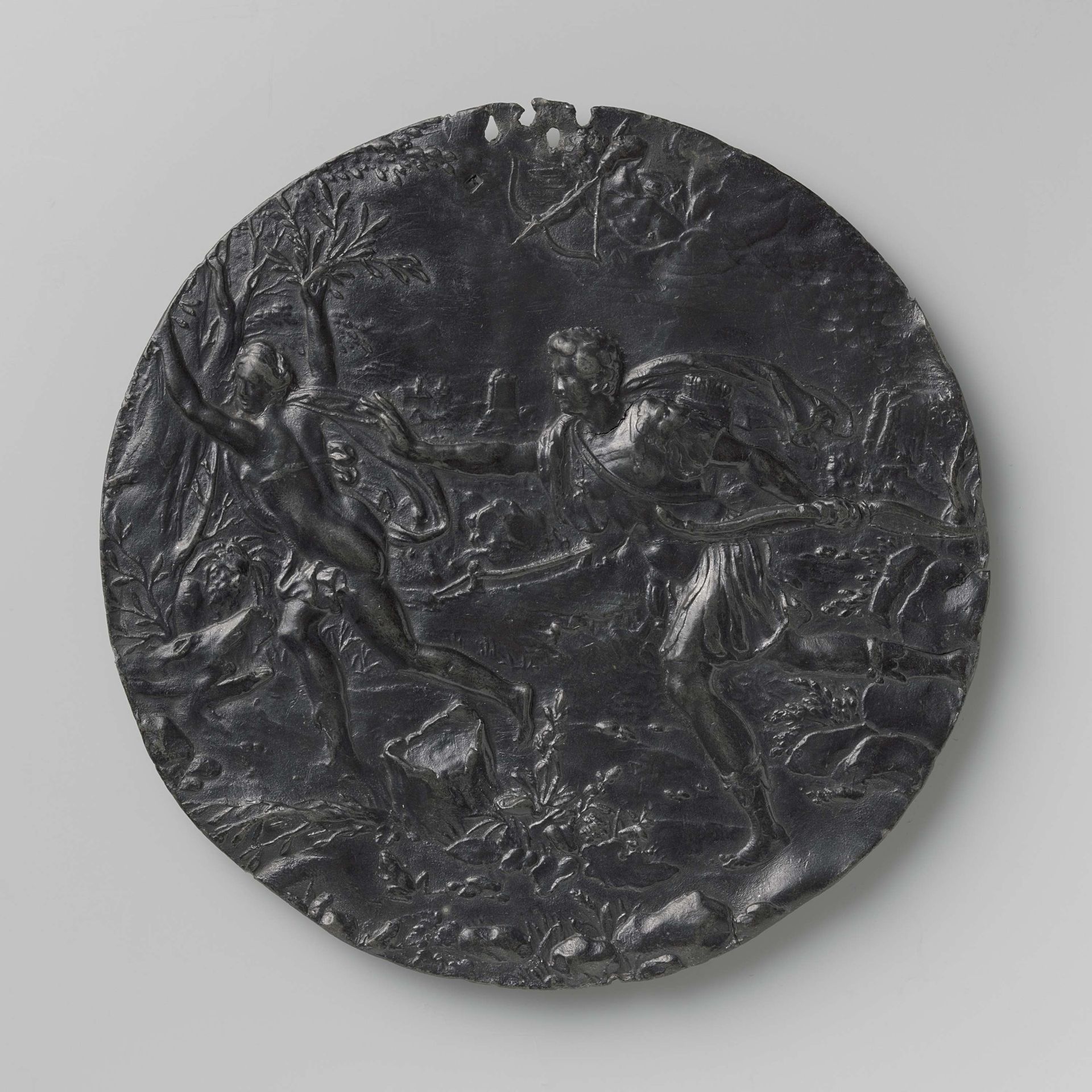 Apollo en Daphne by Paulus Willemsz. van Vianen