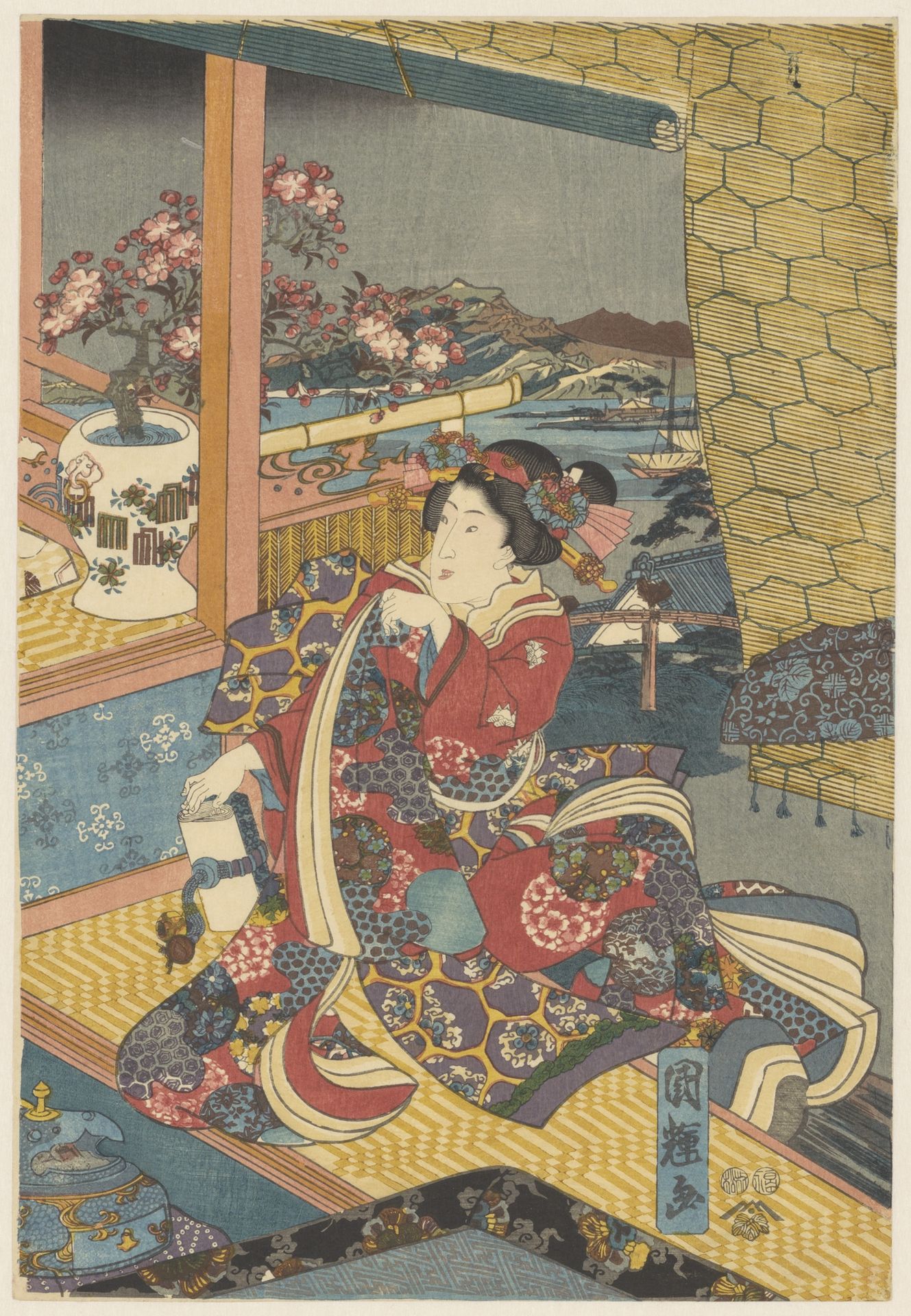 Bloemen by Utagawa Kuniteru