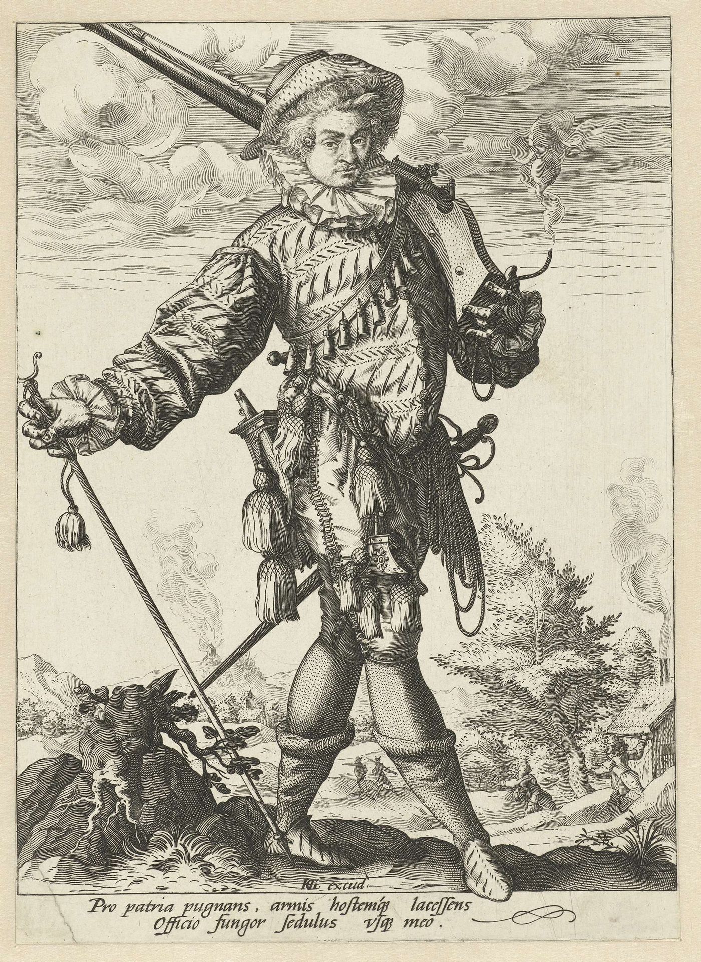 Musketier by Hendrick Goltzius