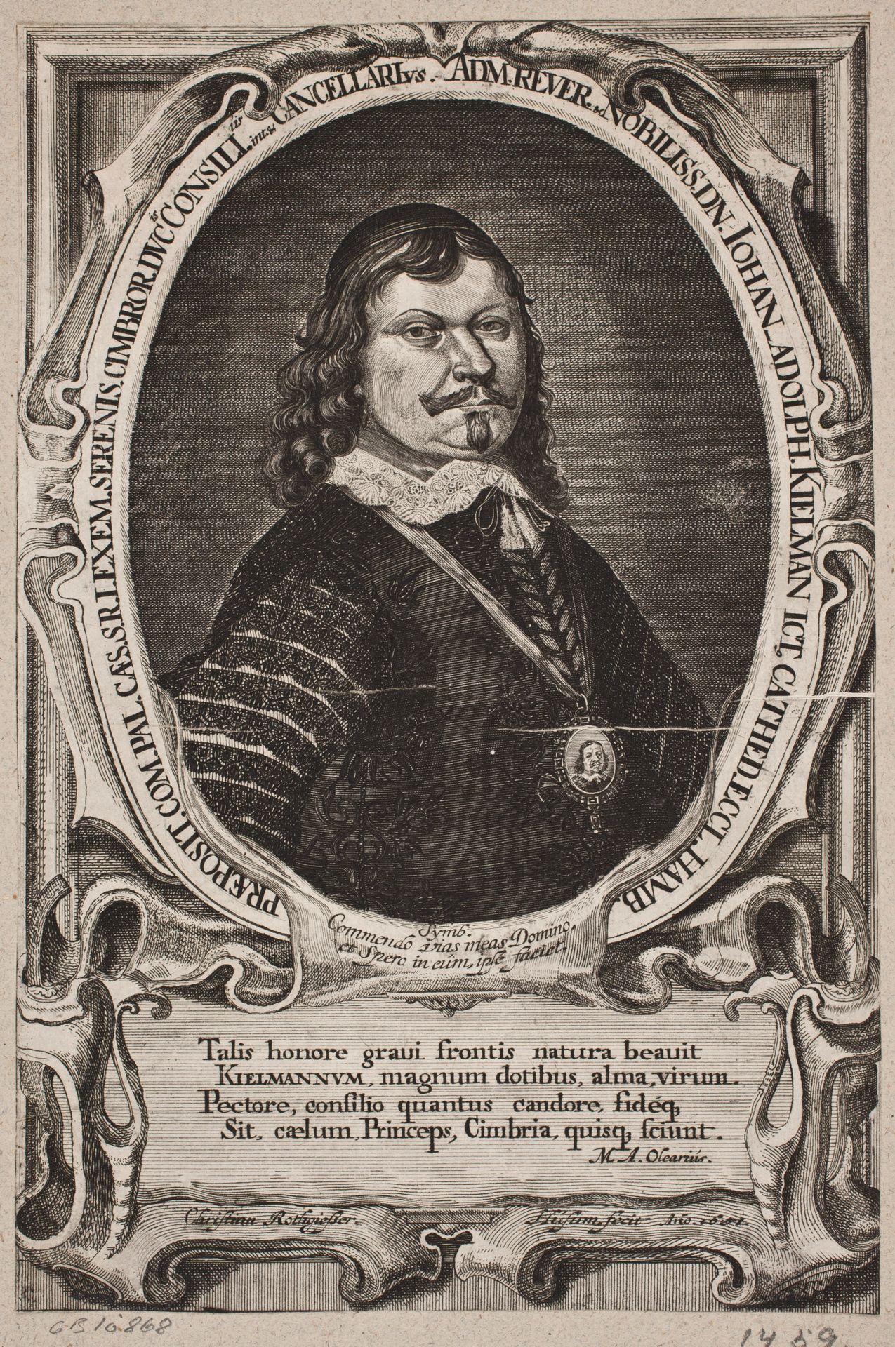 Johann Adam von Kielmannseck by Christian Rothgiesser