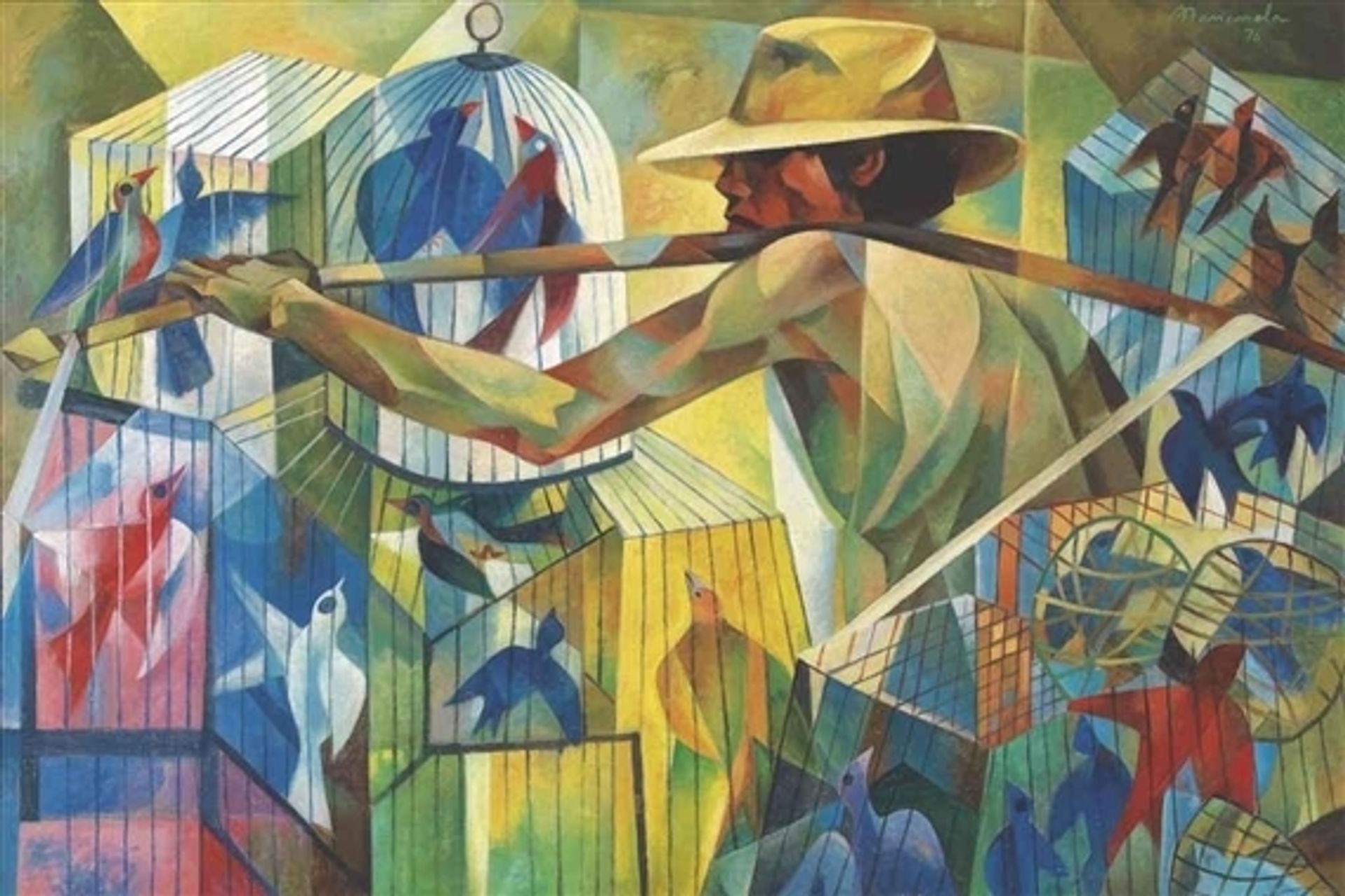 The Bird Seller by Vicente Manansala