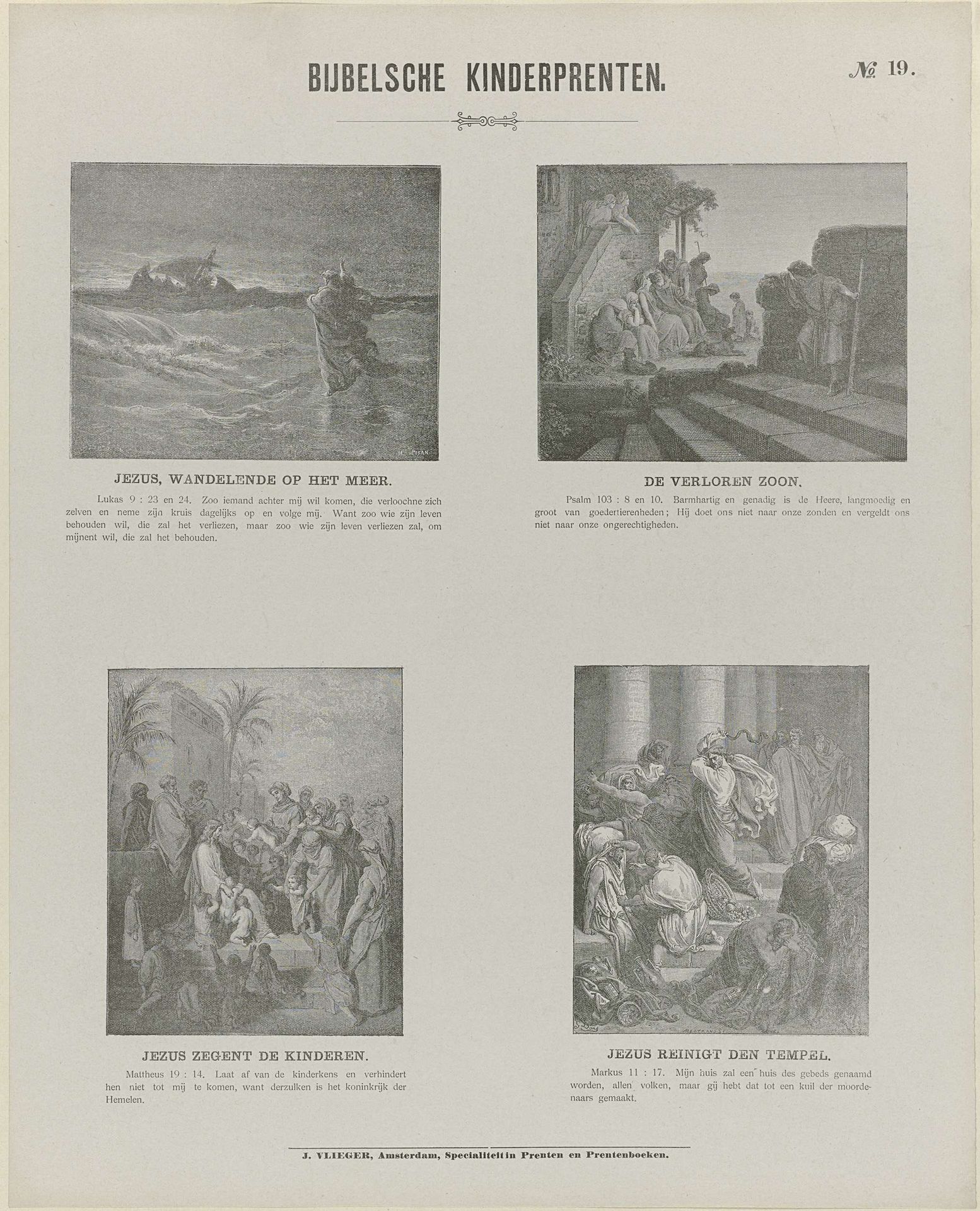 Bijbelsche kinderprenten by Héliodore Joseph Pisan