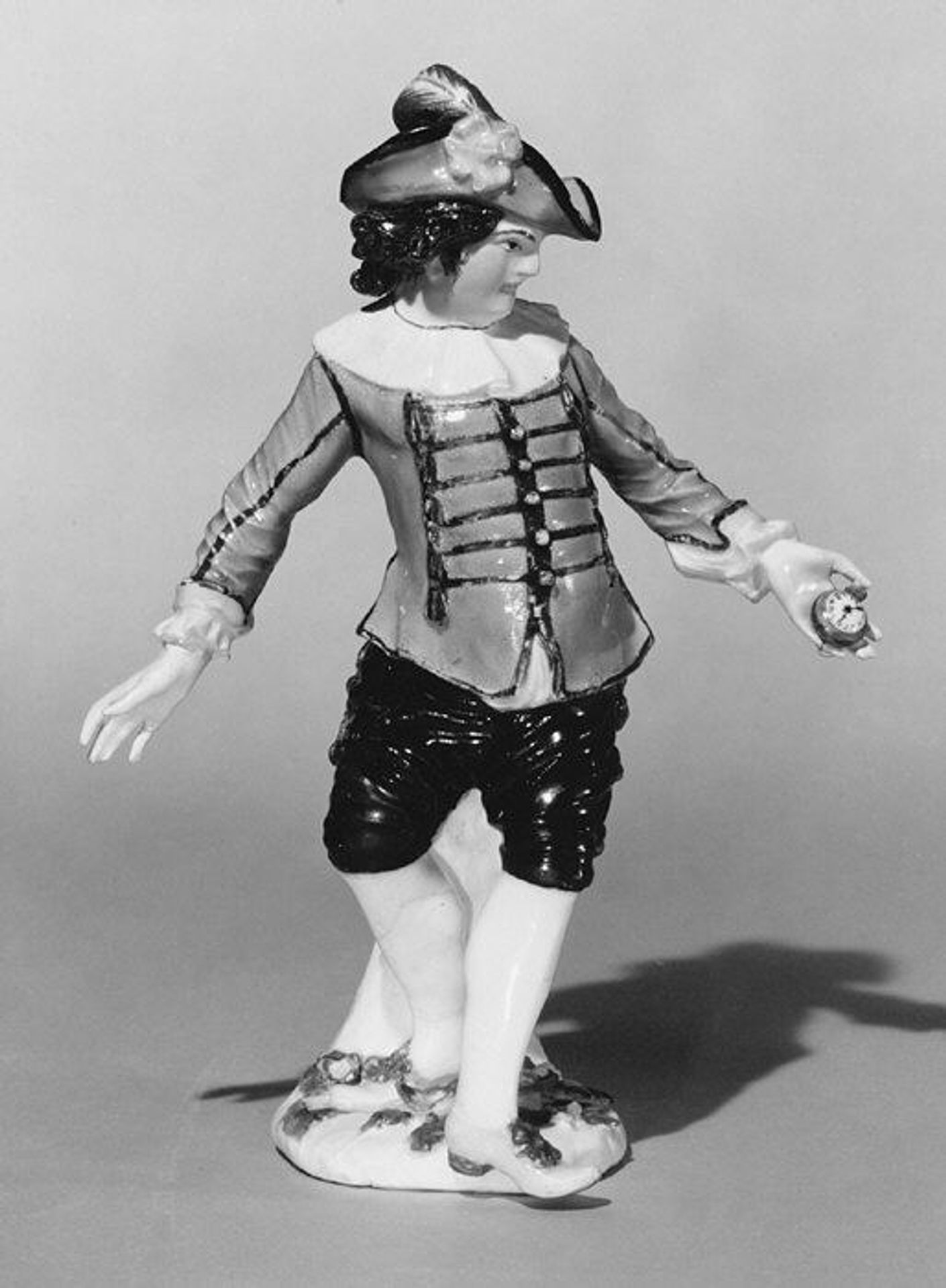 Dancer with watch by Meissen Manufactory